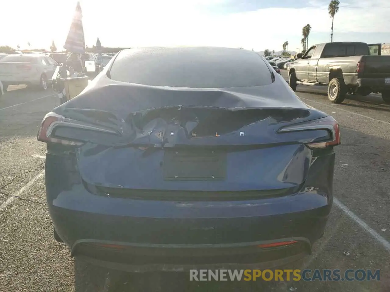6 Photograph of a damaged car 5YJ3E1EA9RF835597 TESLA MODEL 3 2024