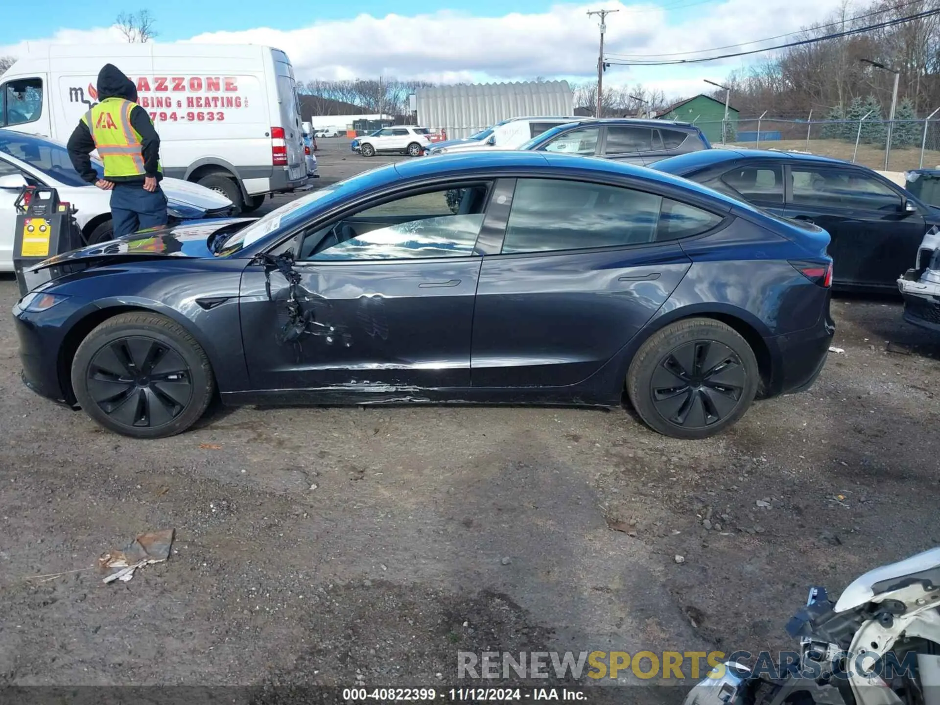 14 Photograph of a damaged car 5YJ3E1EA9RF843196 TESLA MODEL 3 2024