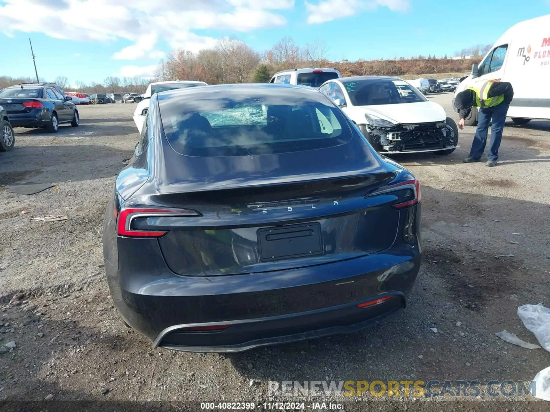 16 Photograph of a damaged car 5YJ3E1EA9RF843196 TESLA MODEL 3 2024