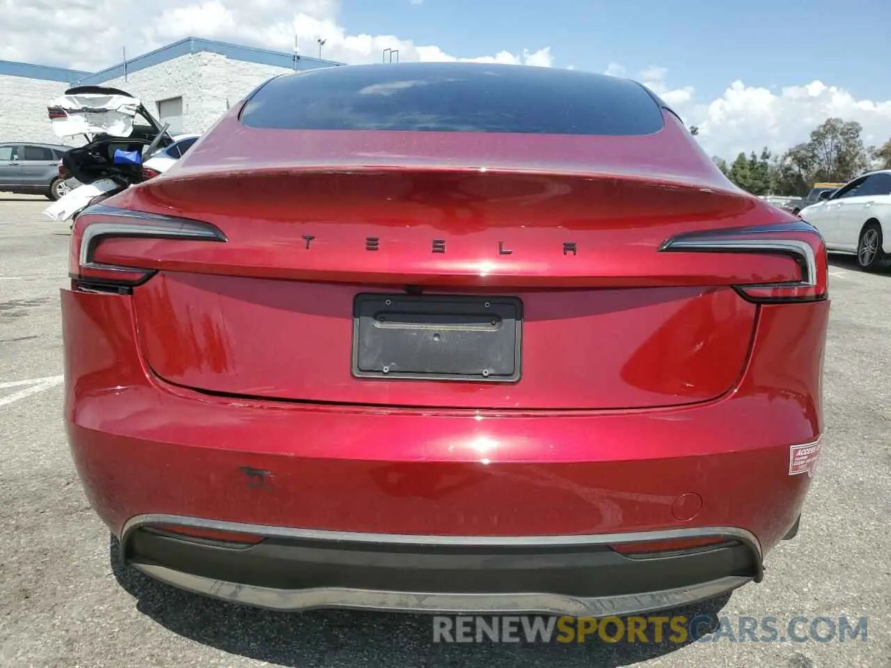 6 Photograph of a damaged car 5YJ3E1EA9RF848978 TESLA MODEL 3 2024