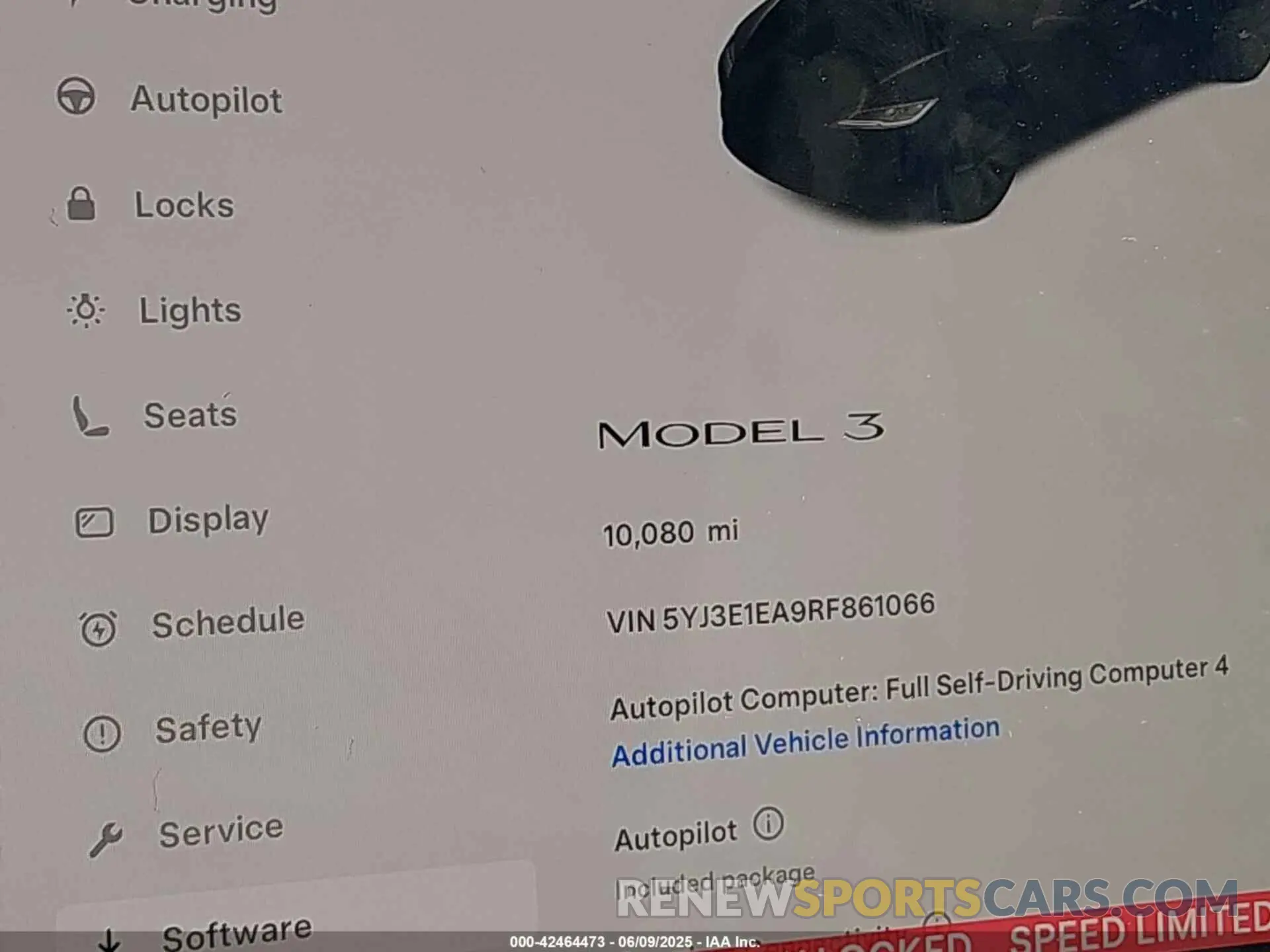 14 Photograph of a damaged car 5YJ3E1EA9RF861066 TESLA MODEL 3 2024