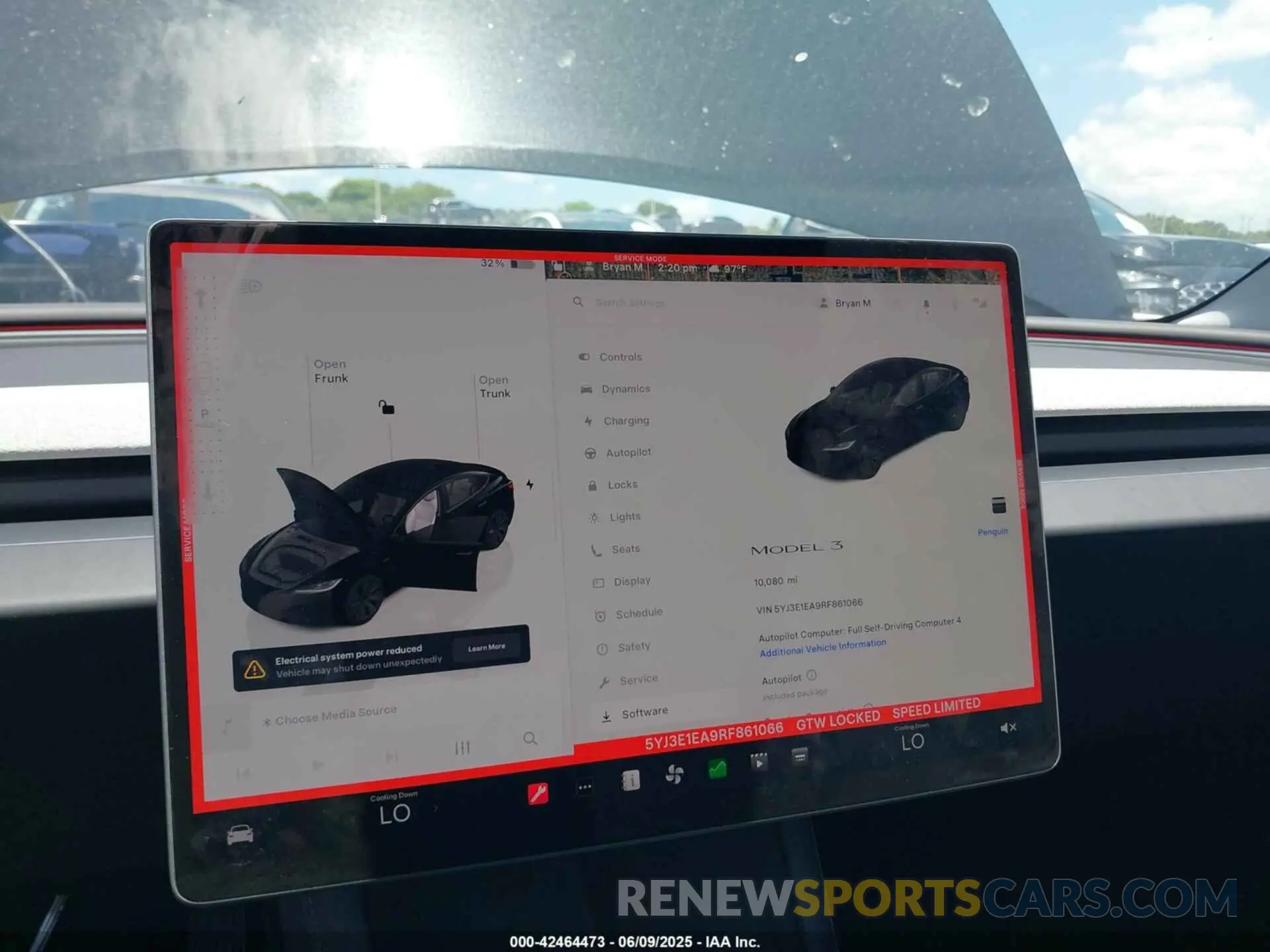 7 Photograph of a damaged car 5YJ3E1EA9RF861066 TESLA MODEL 3 2024