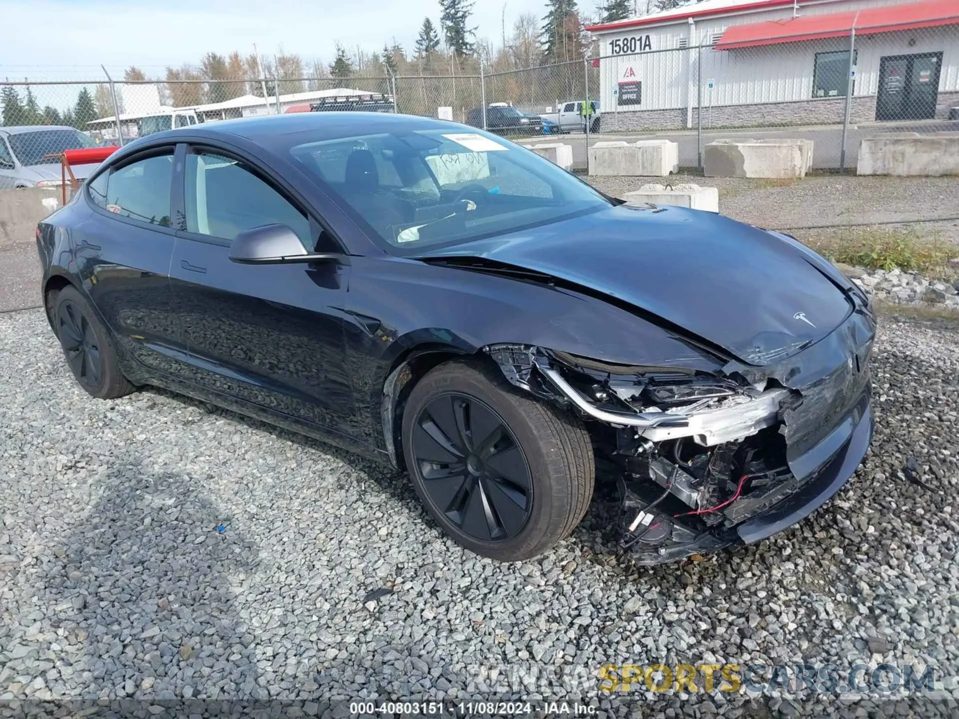 1 Photograph of a damaged car 5YJ3E1EA9RF864548 TESLA MODEL 3 2024