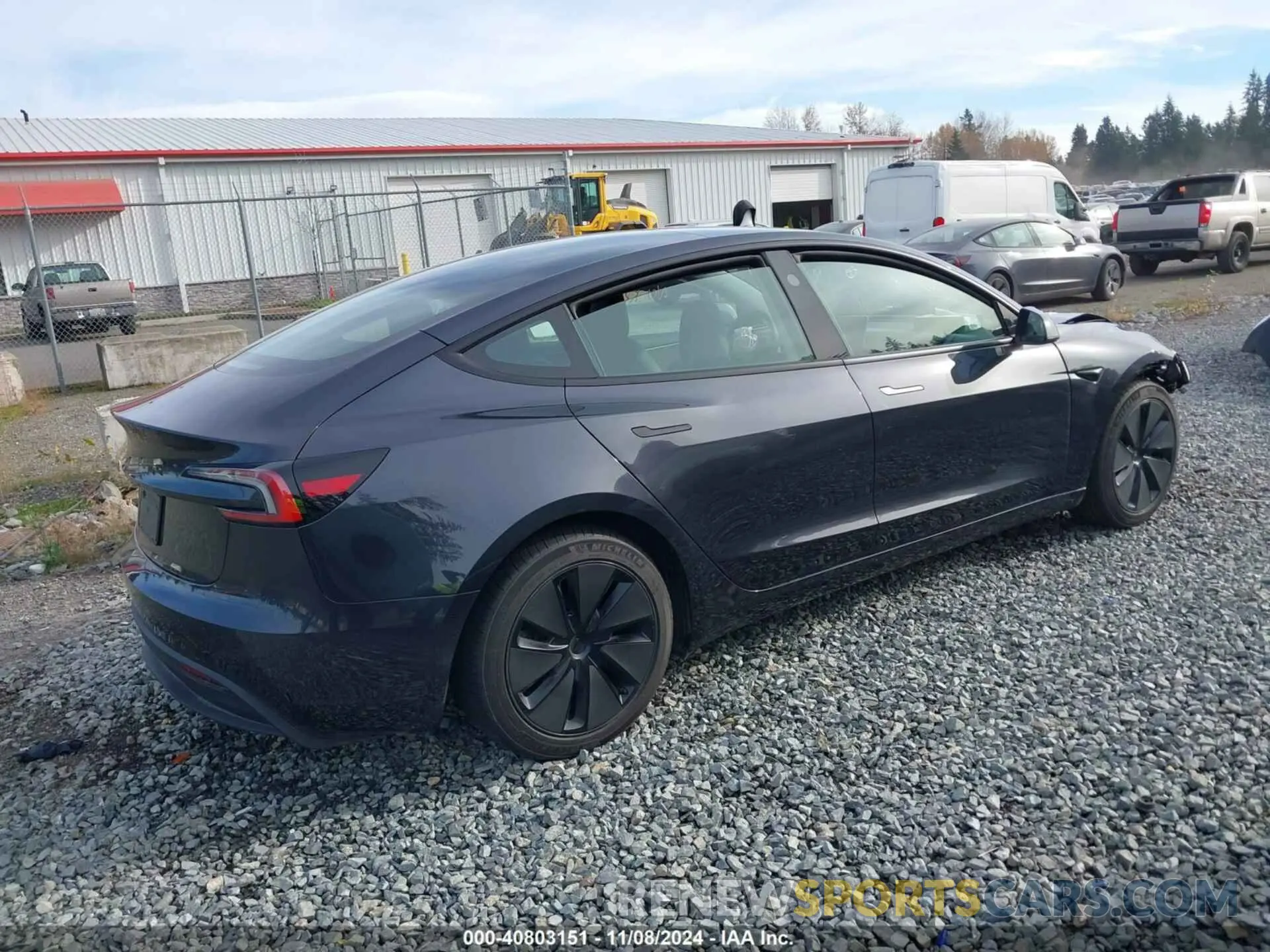 4 Photograph of a damaged car 5YJ3E1EA9RF864548 TESLA MODEL 3 2024