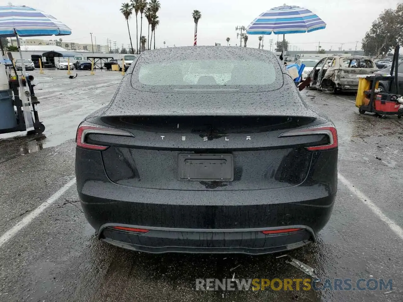 6 Photograph of a damaged car 5YJ3E1EA9RF867532 TESLA MODEL 3 2024