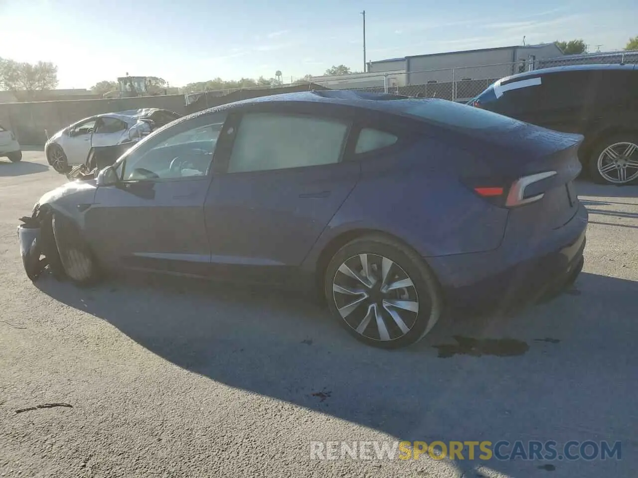 2 Photograph of a damaged car 5YJ3E1EA9RF868731 TESLA MODEL 3 2024