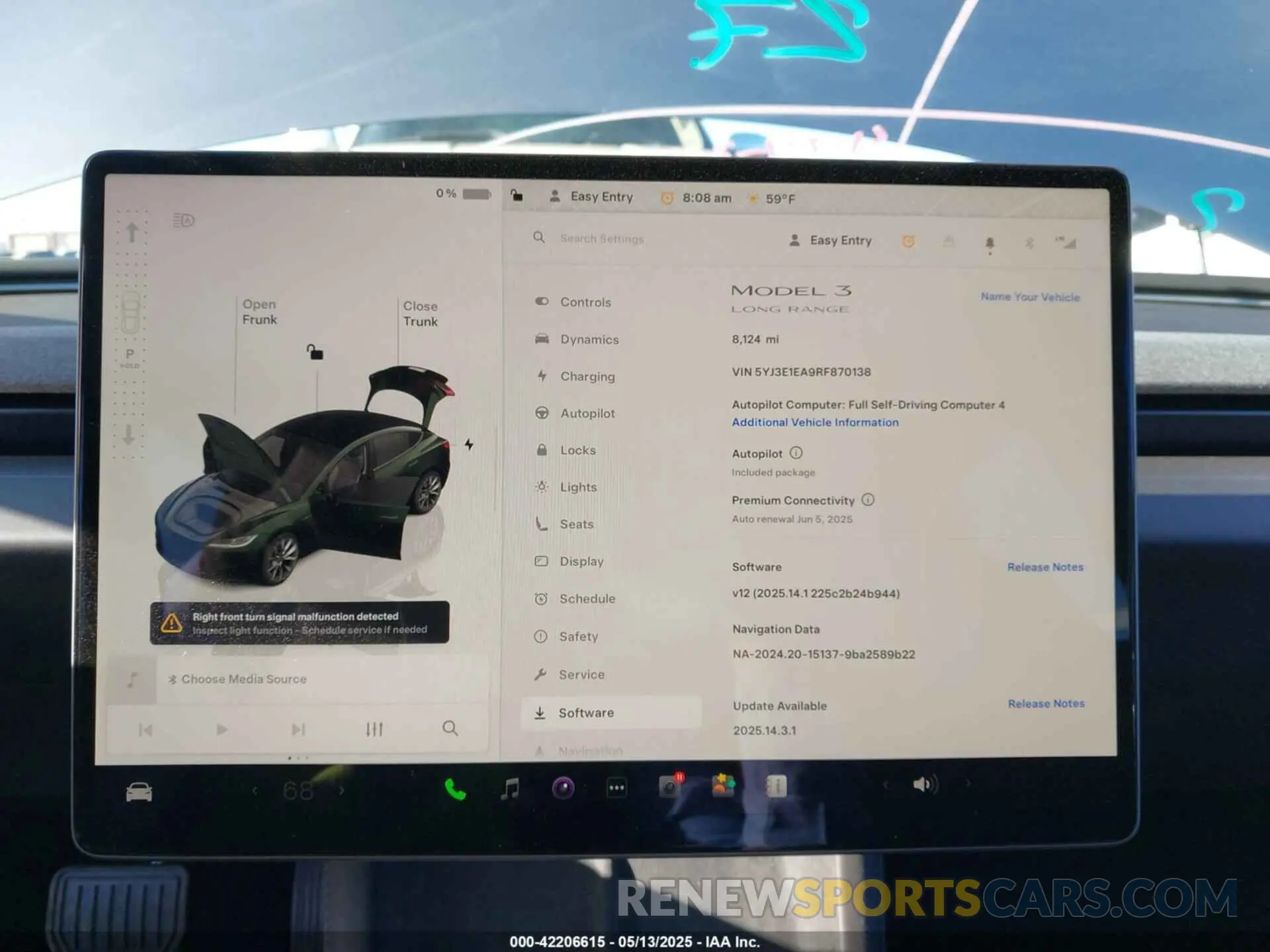 18 Photograph of a damaged car 5YJ3E1EA9RF870138 TESLA MODEL 3 2024