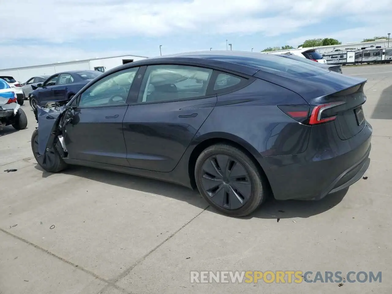 2 Photograph of a damaged car 5YJ3E1EAXRF718546 TESLA MODEL 3 2024