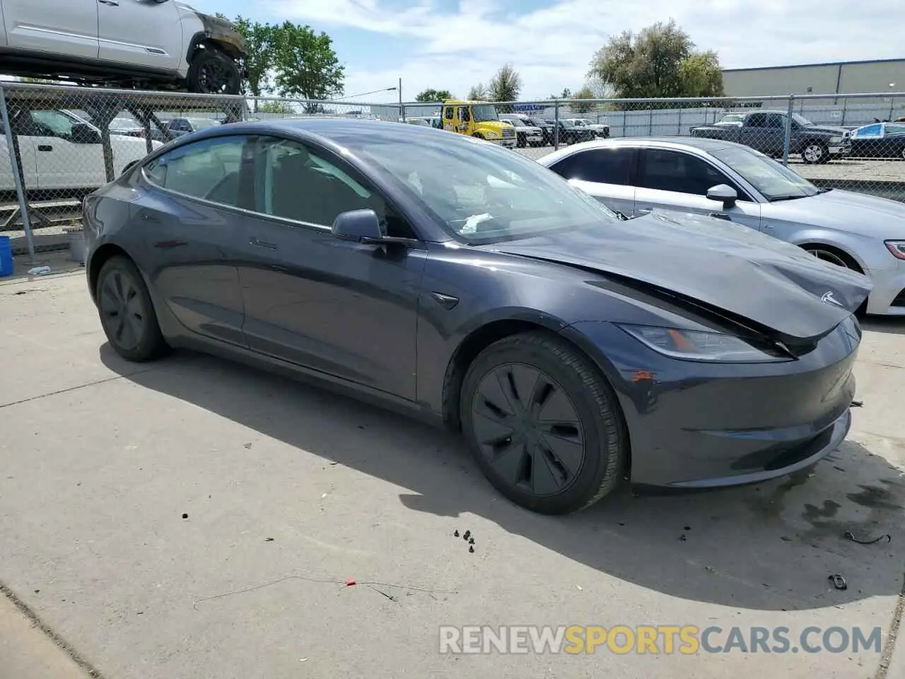 4 Photograph of a damaged car 5YJ3E1EAXRF718546 TESLA MODEL 3 2024