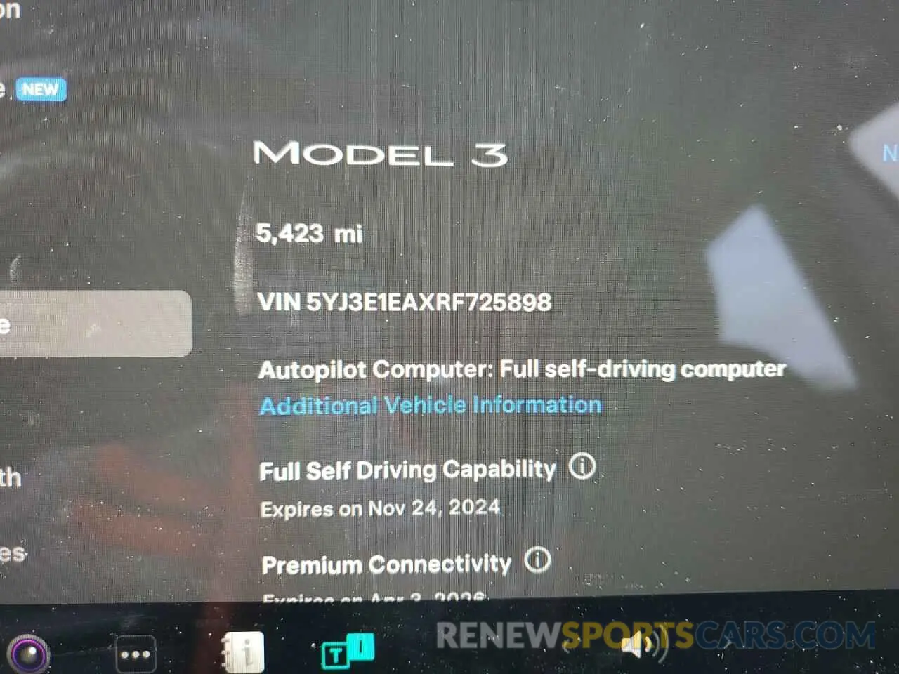 9 Photograph of a damaged car 5YJ3E1EAXRF725898 TESLA MODEL 3 2024