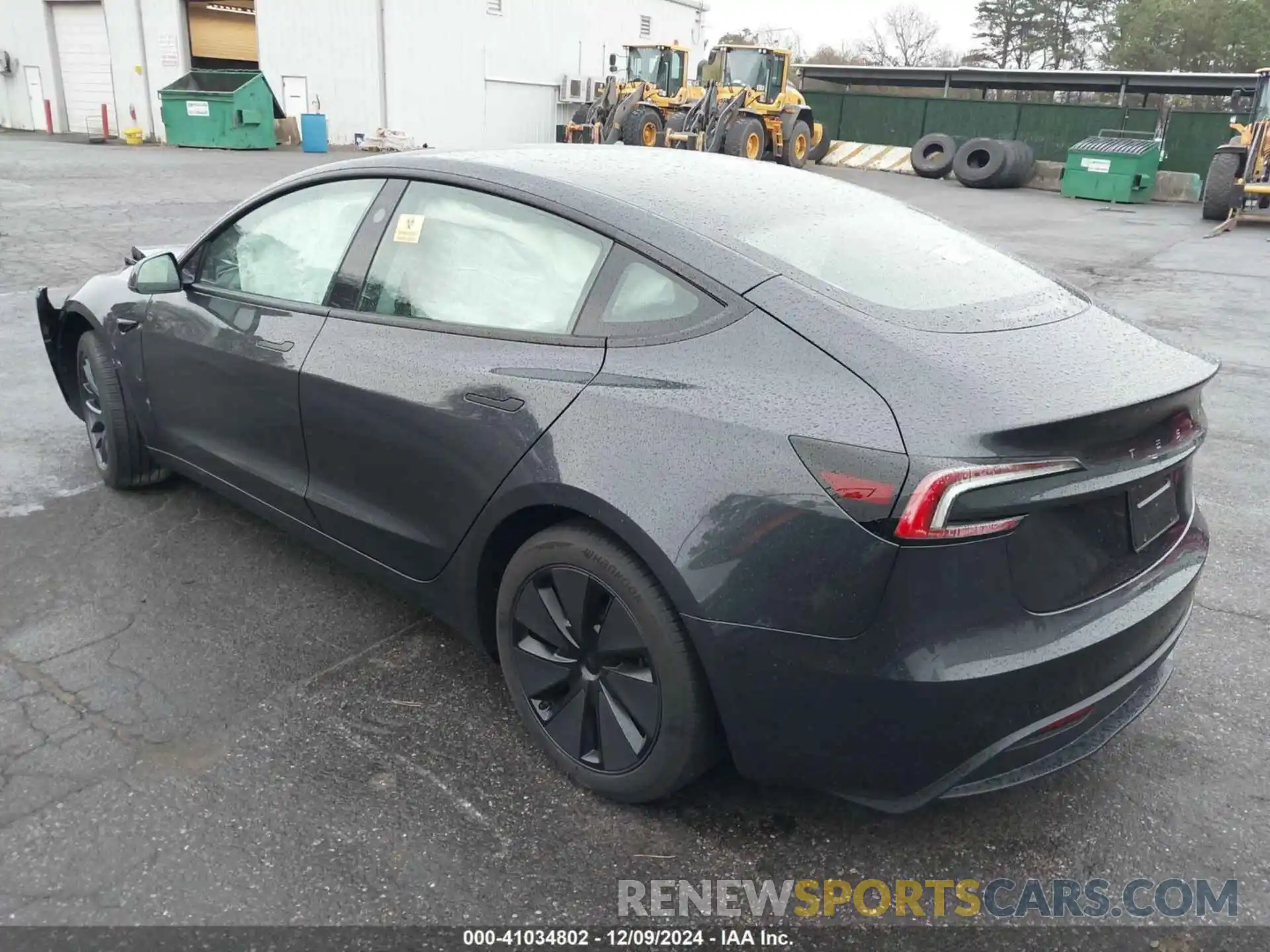 3 Photograph of a damaged car 5YJ3E1EAXRF729675 TESLA MODEL 3 2024