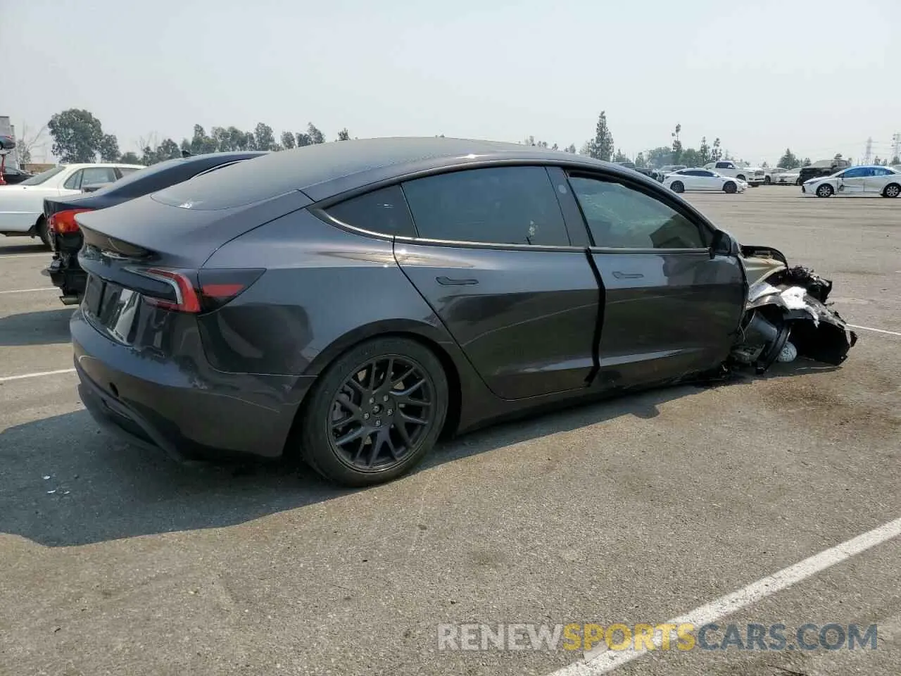 3 Photograph of a damaged car 5YJ3E1EAXRF732219 TESLA MODEL 3 2024