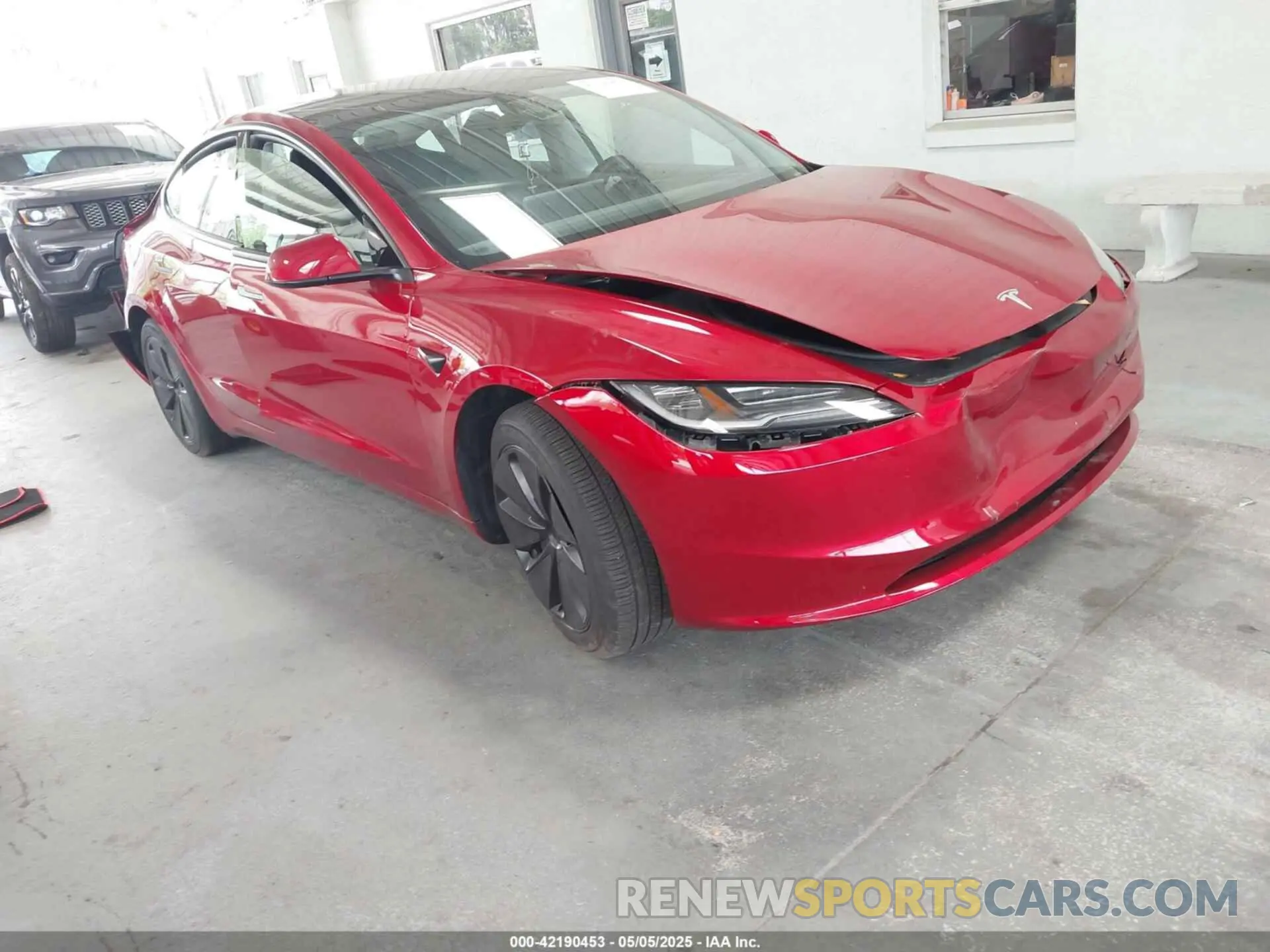 1 Photograph of a damaged car 5YJ3E1EAXRF732804 TESLA MODEL 3 2024