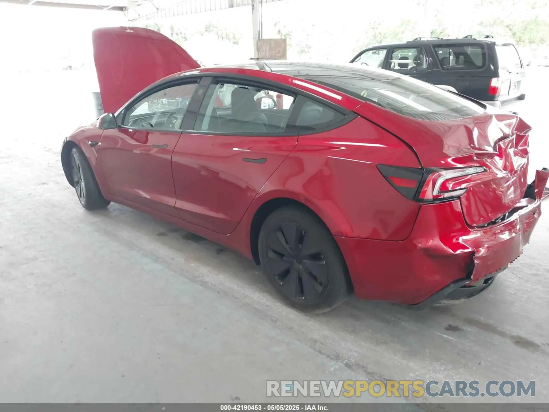 3 Photograph of a damaged car 5YJ3E1EAXRF732804 TESLA MODEL 3 2024