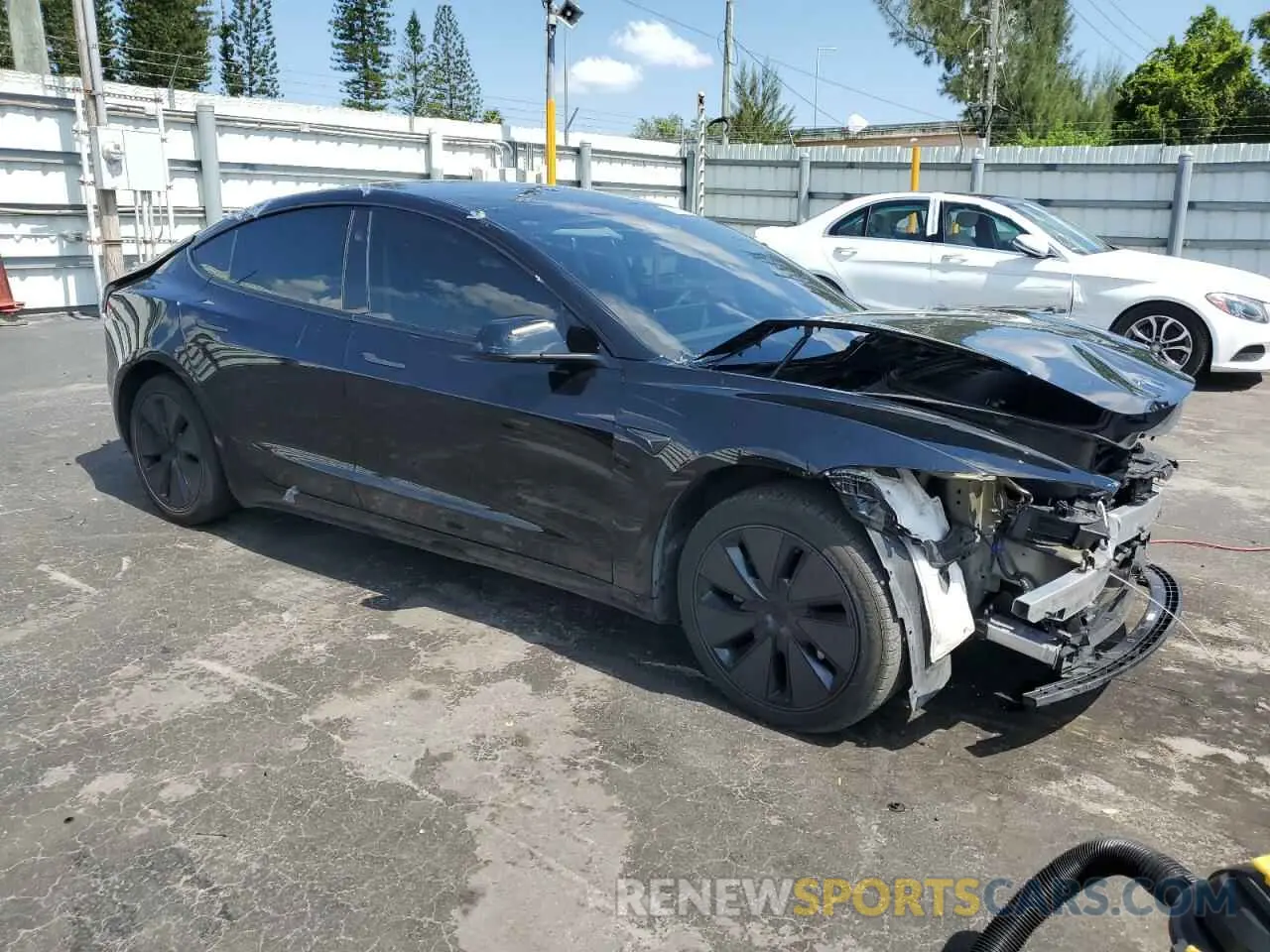 4 Photograph of a damaged car 5YJ3E1EAXRF743835 TESLA MODEL 3 2024