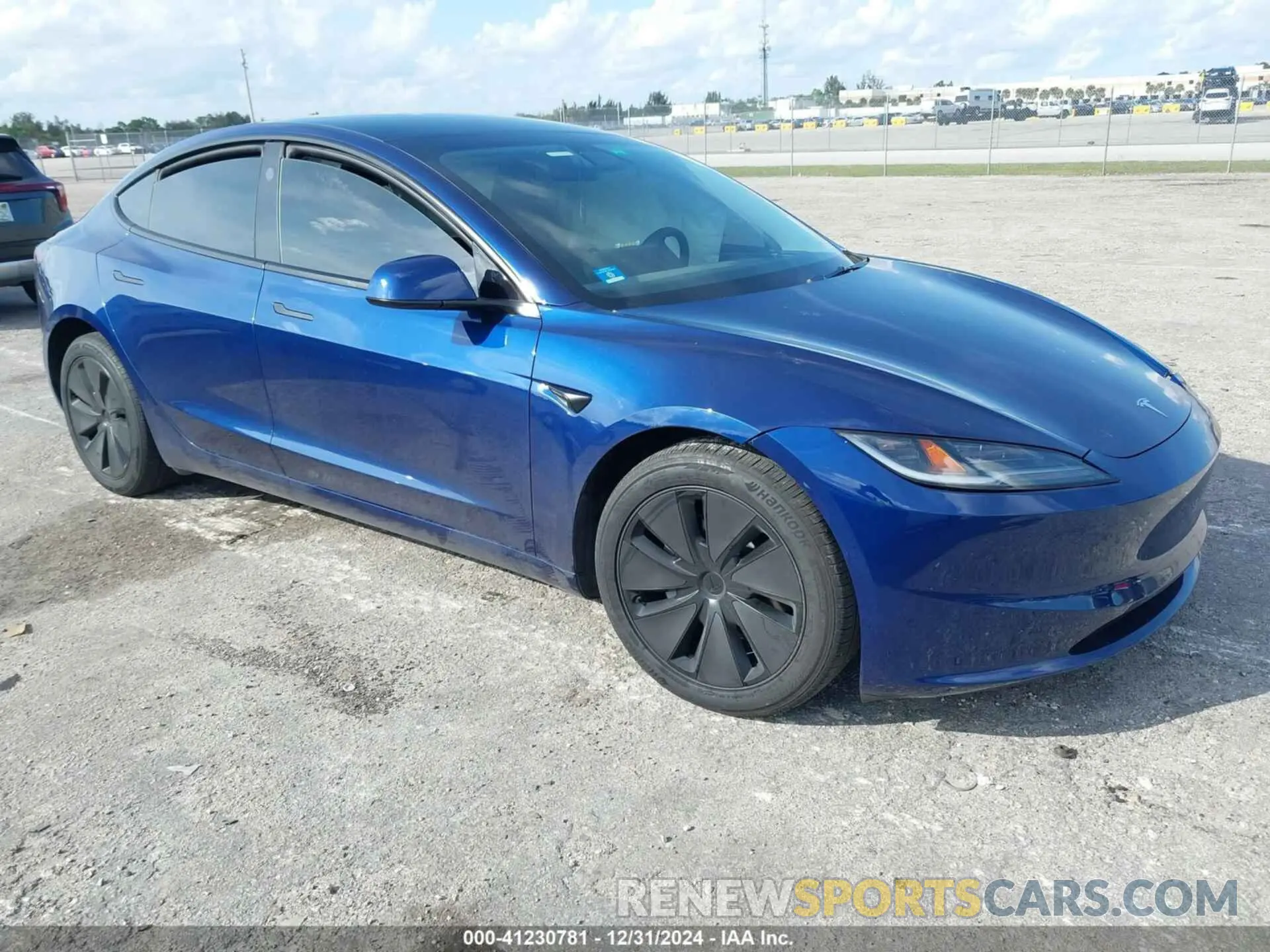 1 Photograph of a damaged car 5YJ3E1EAXRF744712 TESLA MODEL 3 2024