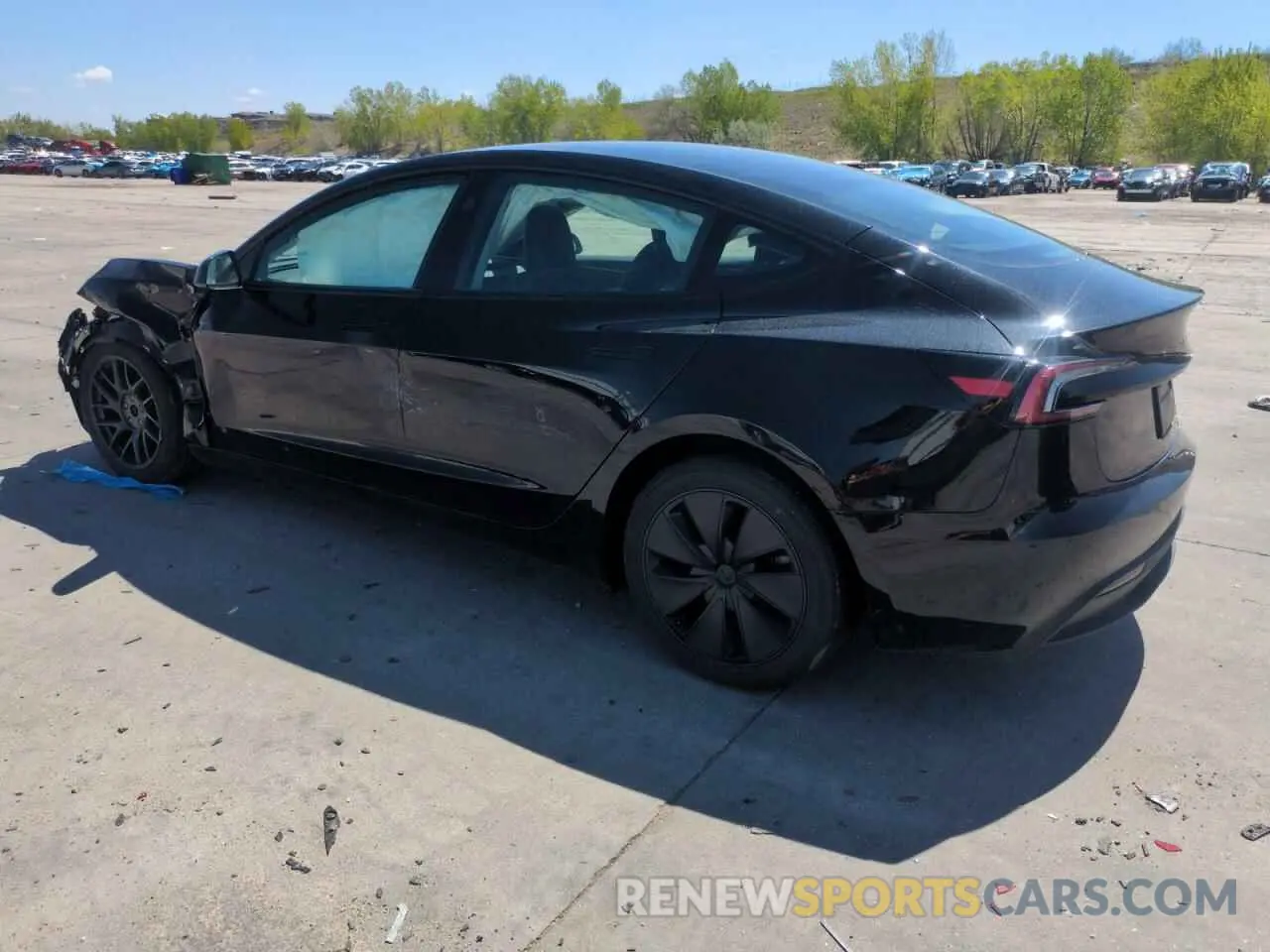2 Photograph of a damaged car 5YJ3E1EAXRF746301 TESLA MODEL 3 2024