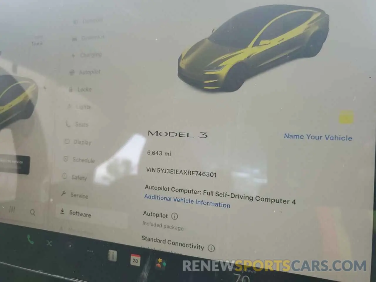 9 Photograph of a damaged car 5YJ3E1EAXRF746301 TESLA MODEL 3 2024