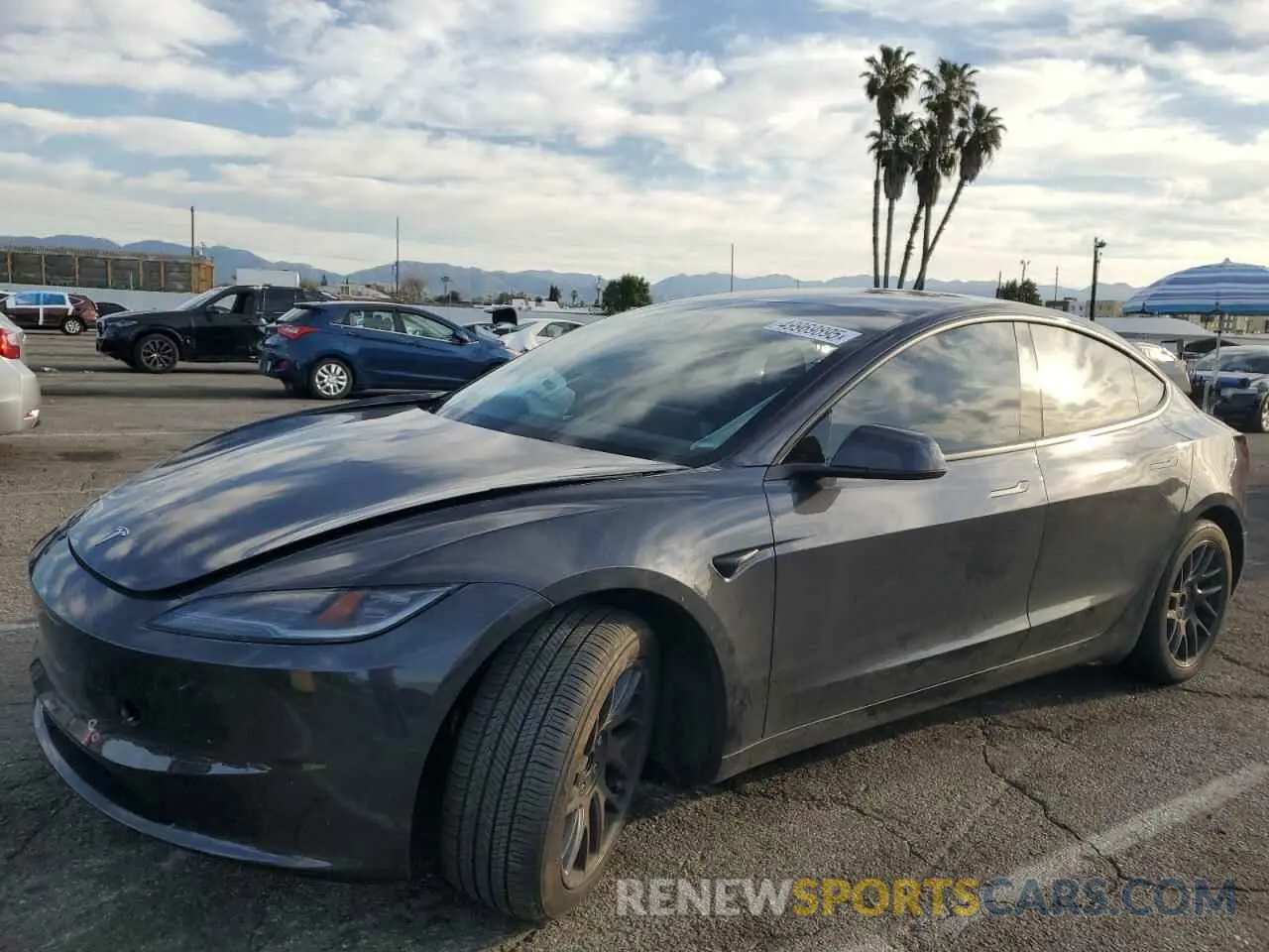 1 Photograph of a damaged car 5YJ3E1EAXRF749828 TESLA MODEL 3 2024