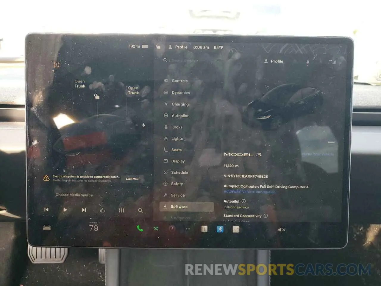 9 Photograph of a damaged car 5YJ3E1EAXRF749828 TESLA MODEL 3 2024