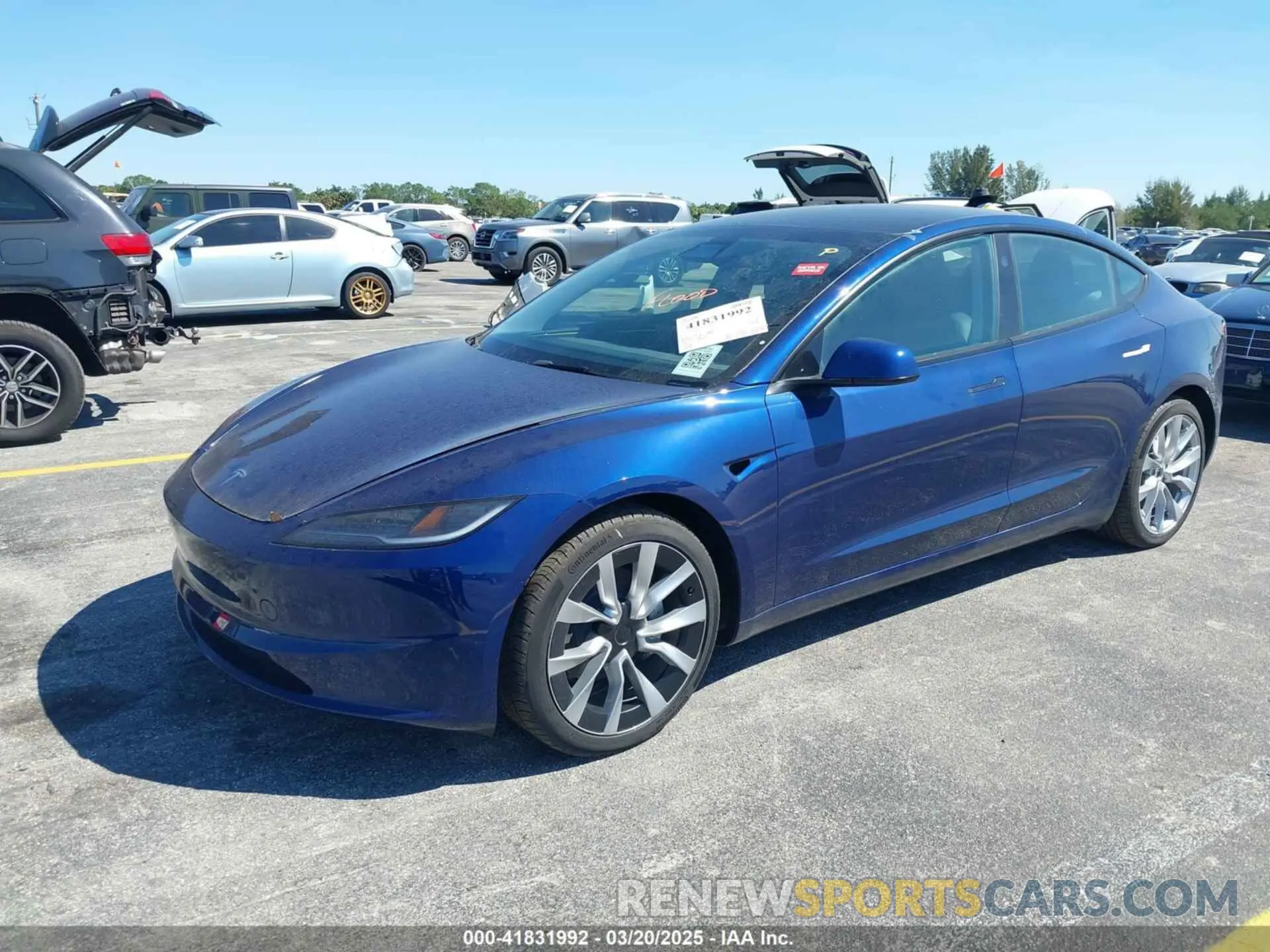 2 Photograph of a damaged car 5YJ3E1EAXRF751577 TESLA MODEL 3 2024