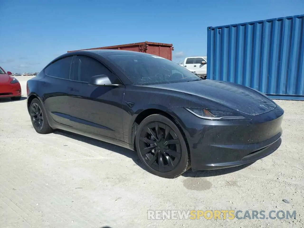 4 Photograph of a damaged car 5YJ3E1EAXRF766077 TESLA MODEL 3 2024