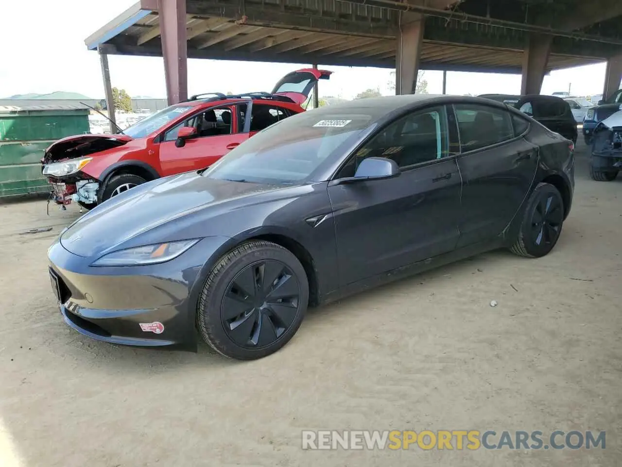 1 Photograph of a damaged car 5YJ3E1EAXRF782571 TESLA MODEL 3 2024