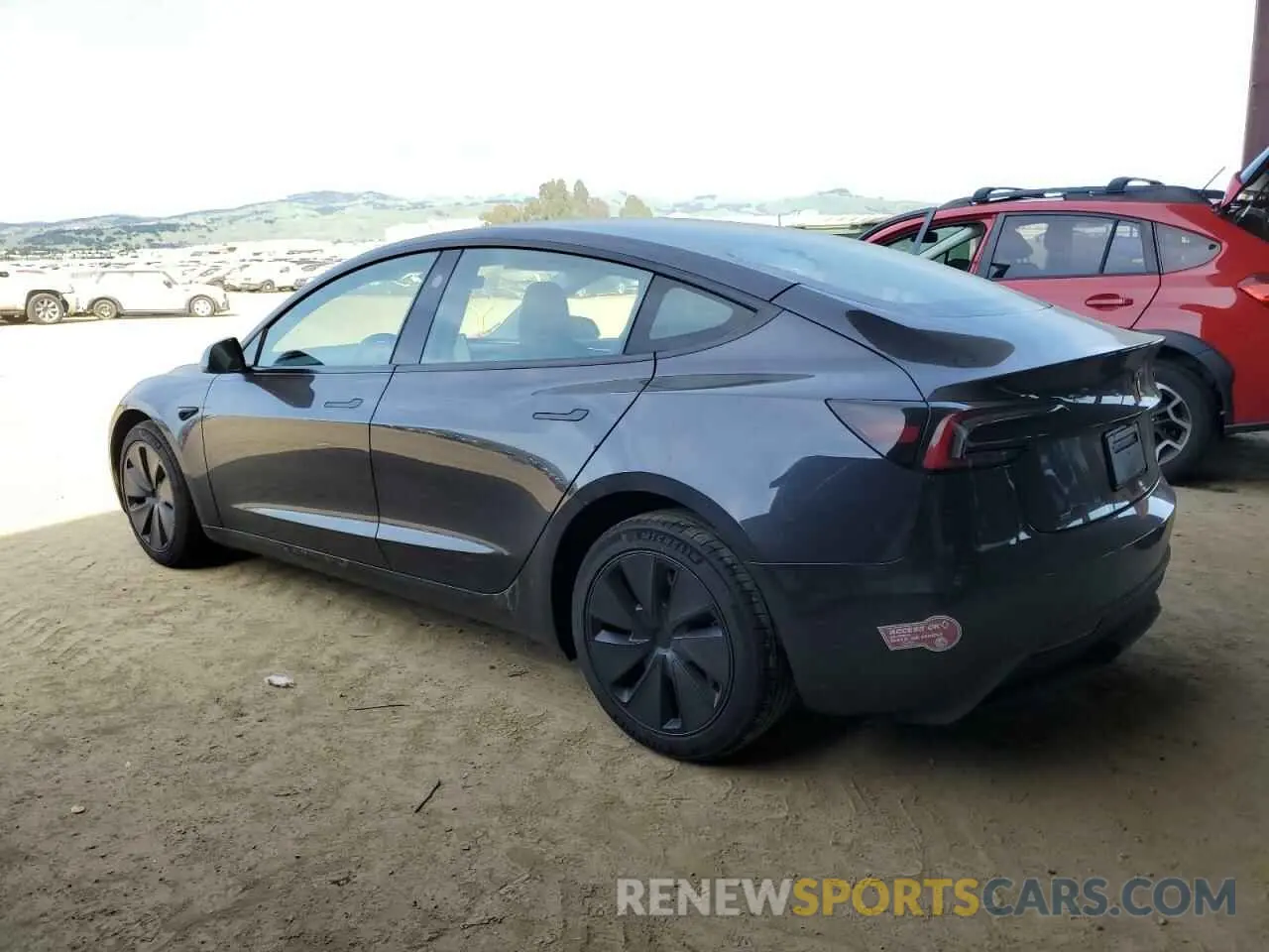 2 Photograph of a damaged car 5YJ3E1EAXRF782571 TESLA MODEL 3 2024