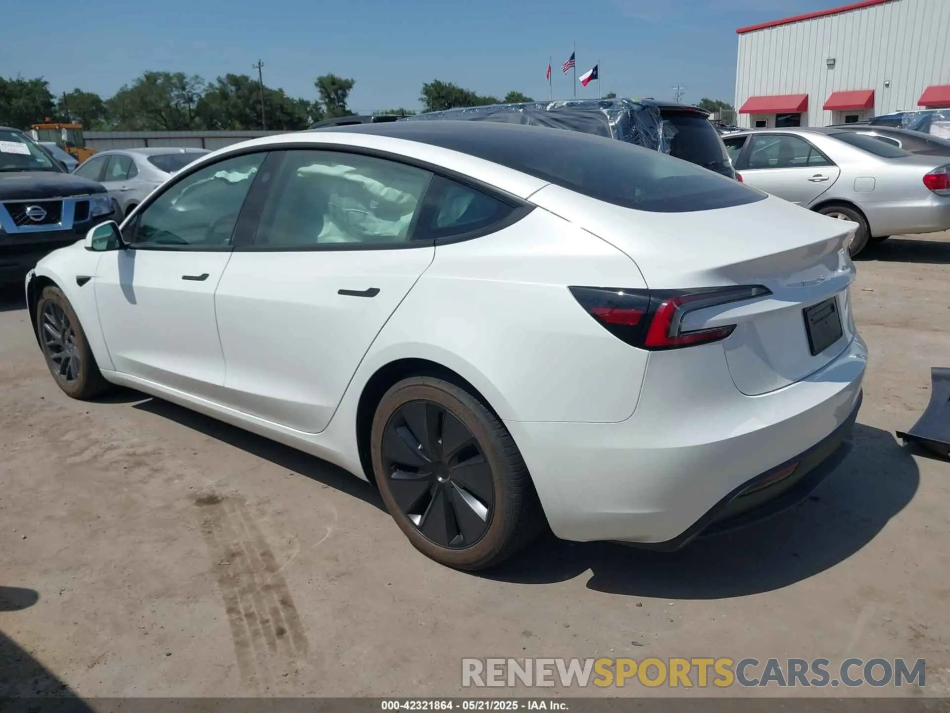 3 Photograph of a damaged car 5YJ3E1EAXRF785907 TESLA MODEL 3 2024