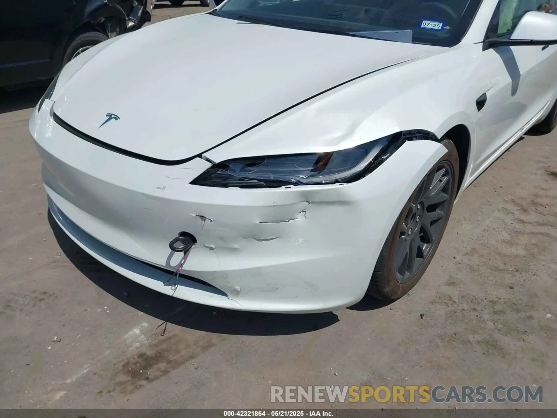 6 Photograph of a damaged car 5YJ3E1EAXRF785907 TESLA MODEL 3 2024