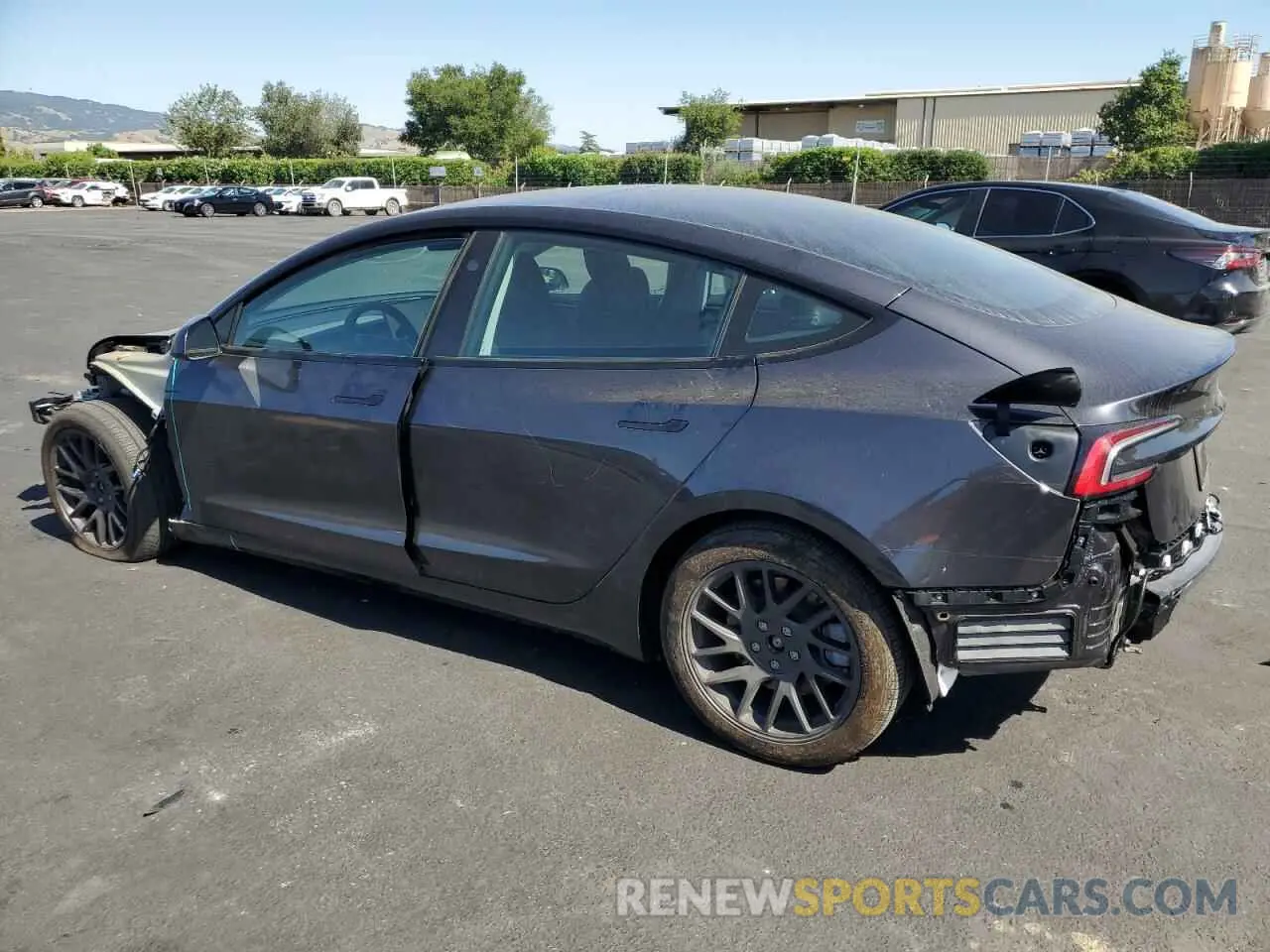2 Photograph of a damaged car 5YJ3E1EAXRF826066 TESLA MODEL 3 2024