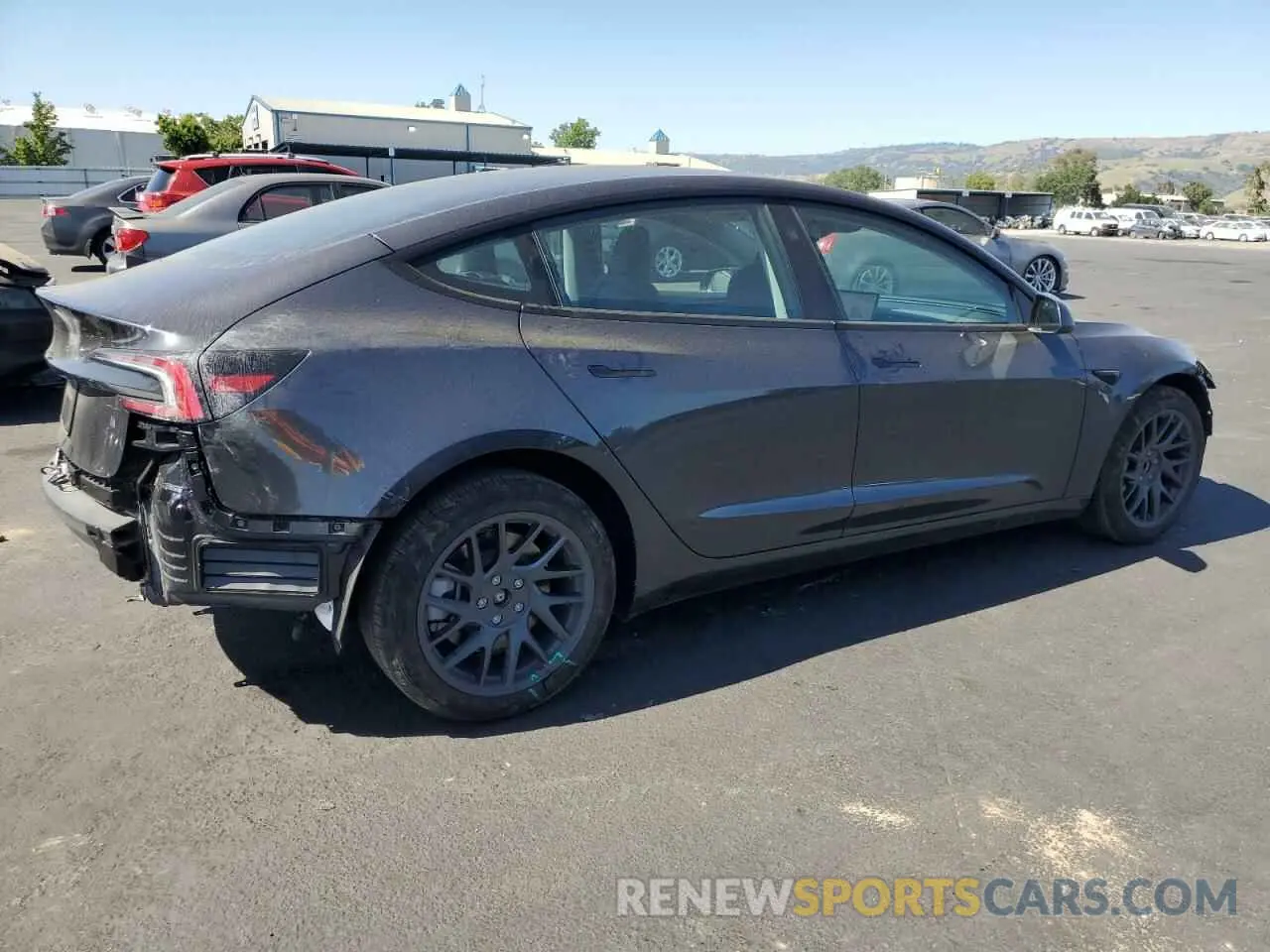 3 Photograph of a damaged car 5YJ3E1EAXRF826066 TESLA MODEL 3 2024