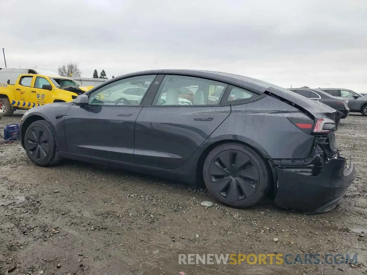 2 Photograph of a damaged car 5YJ3E1EAXRF830179 TESLA MODEL 3 2024