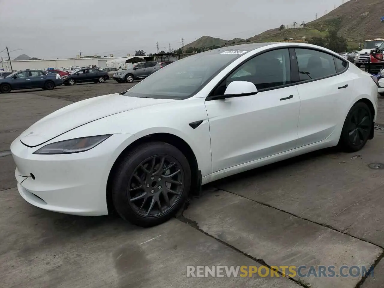 1 Photograph of a damaged car 5YJ3E1EAXRF856426 TESLA MODEL 3 2024