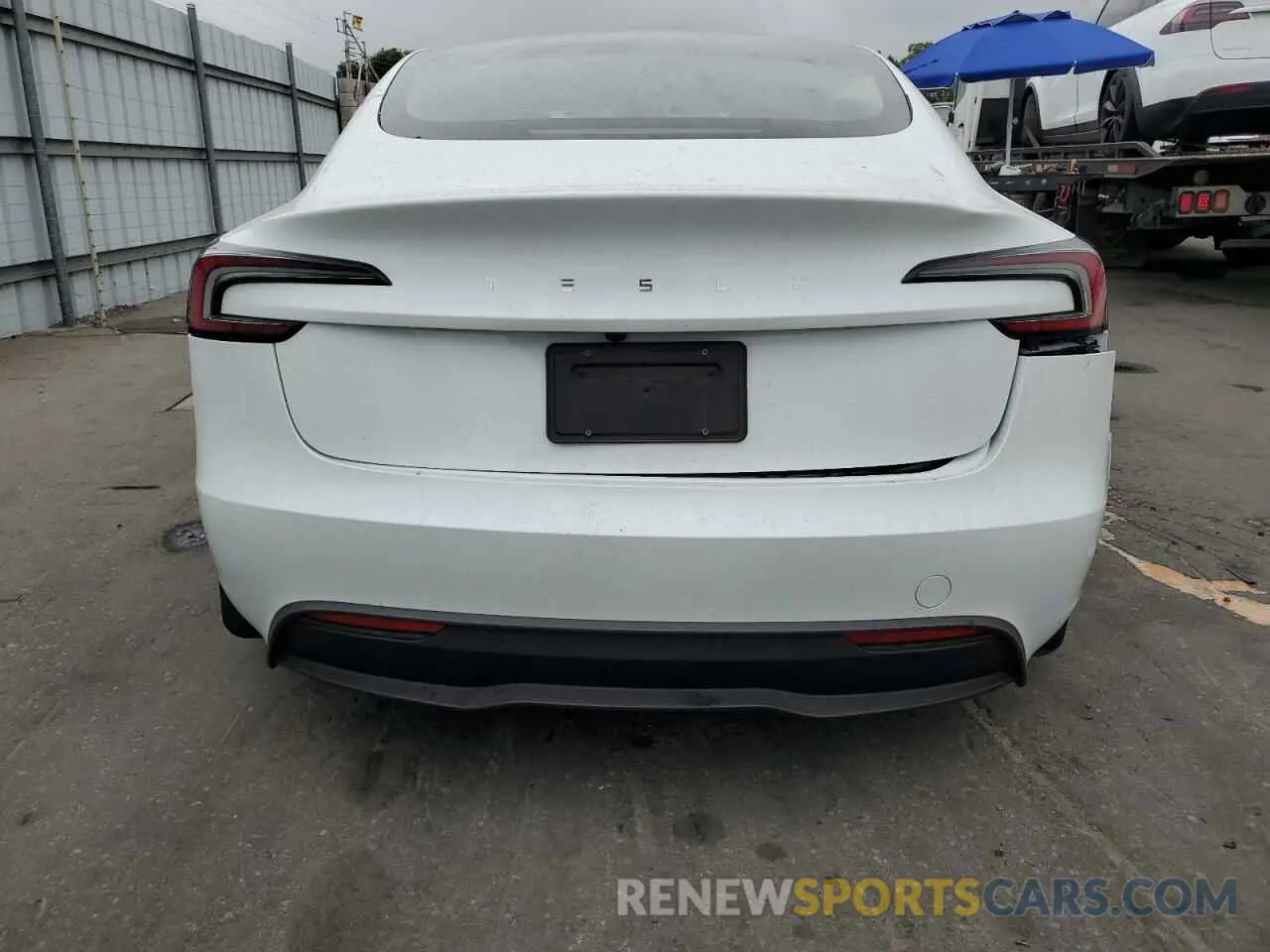 6 Photograph of a damaged car 5YJ3E1EAXRF856426 TESLA MODEL 3 2024