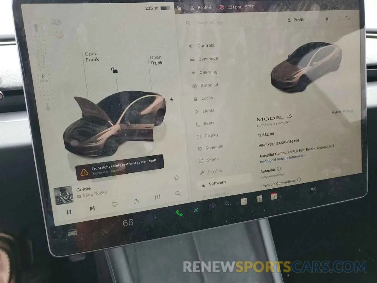9 Photograph of a damaged car 5YJ3E1EAXRF856426 TESLA MODEL 3 2024