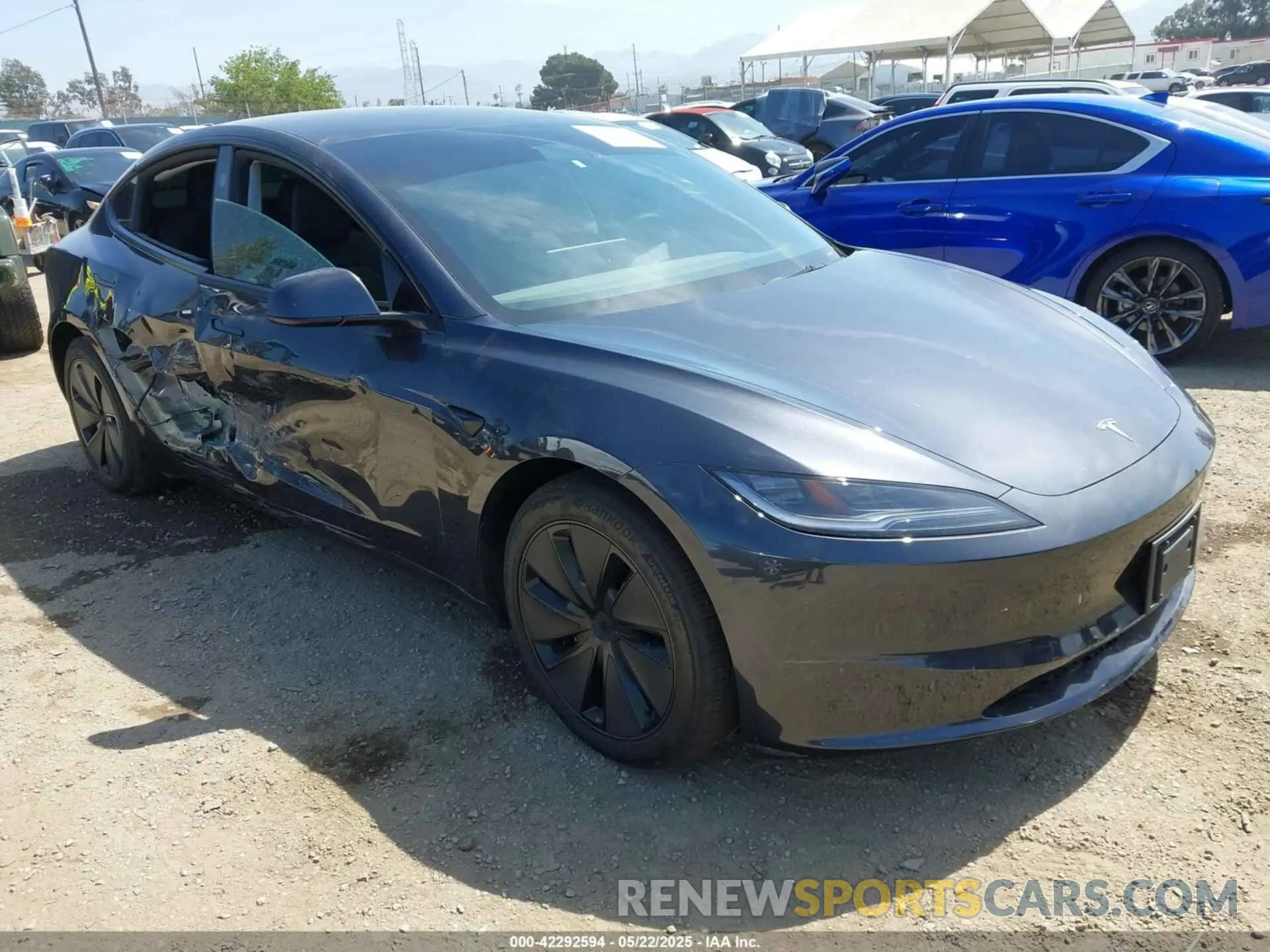 1 Photograph of a damaged car 5YJ3E1EAXRF864994 TESLA MODEL 3 2024