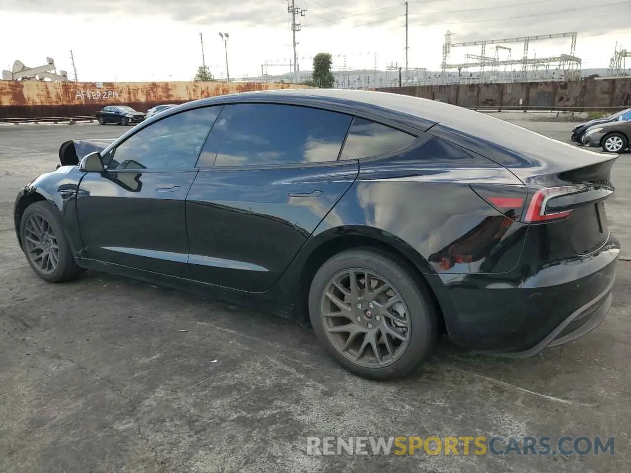 2 Photograph of a damaged car 5YJ3E1EAXRF867023 TESLA MODEL 3 2024