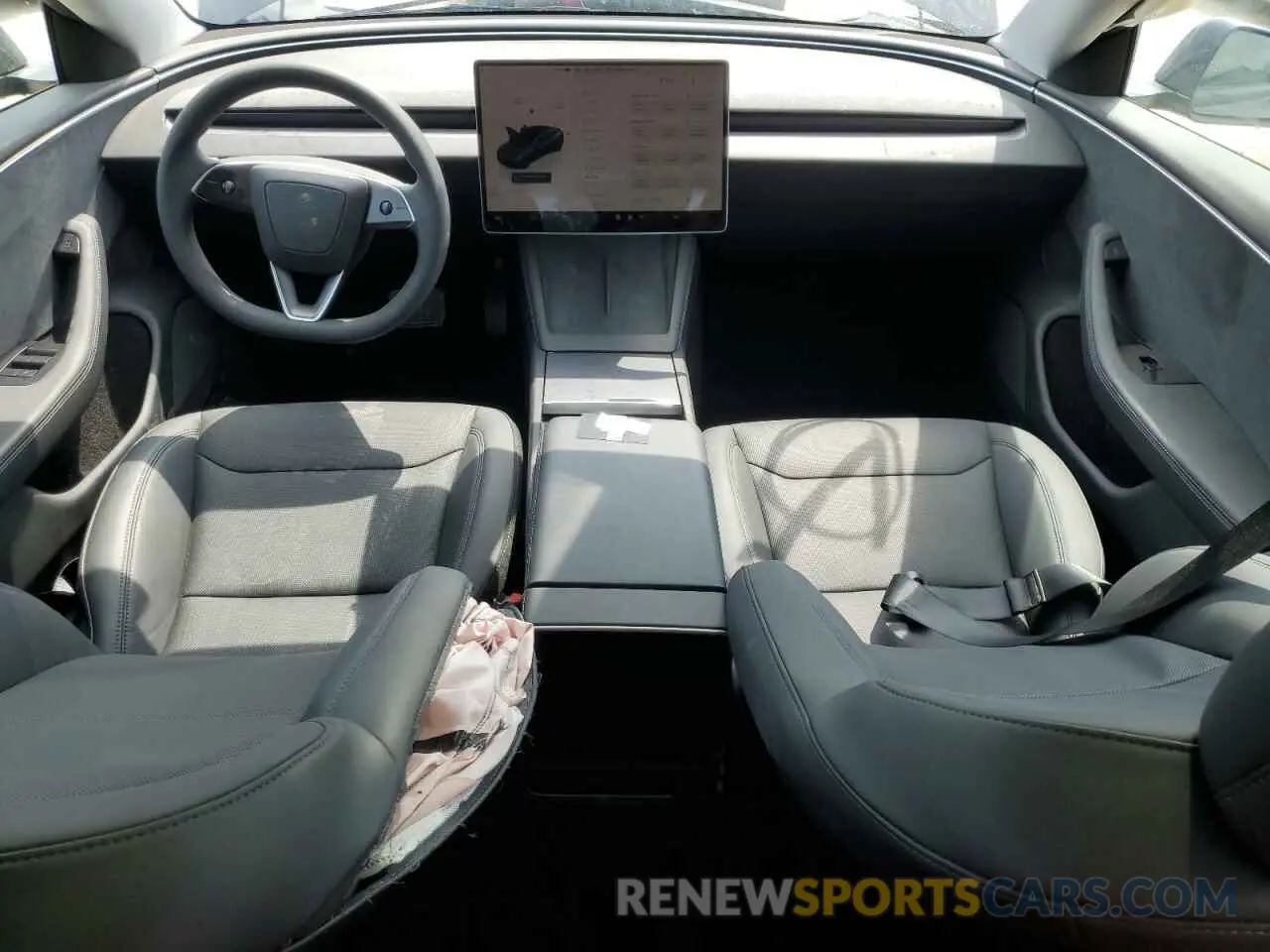 8 Photograph of a damaged car 5YJ3E1EB0RF766193 TESLA MODEL 3 2024