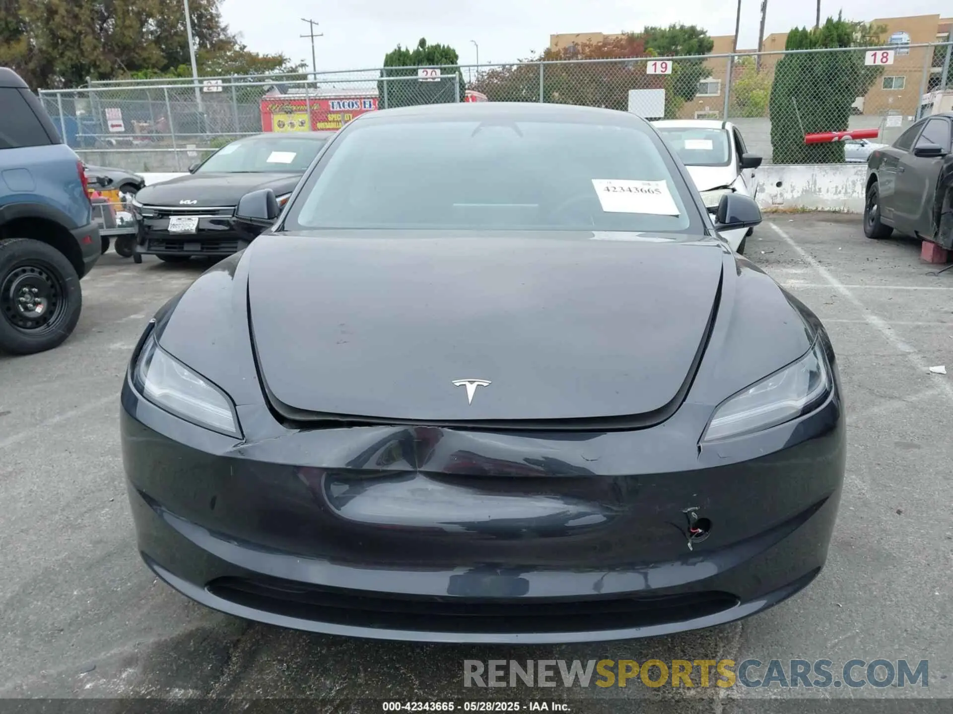 12 Photograph of a damaged car 5YJ3E1EB0RF766257 TESLA MODEL 3 2024