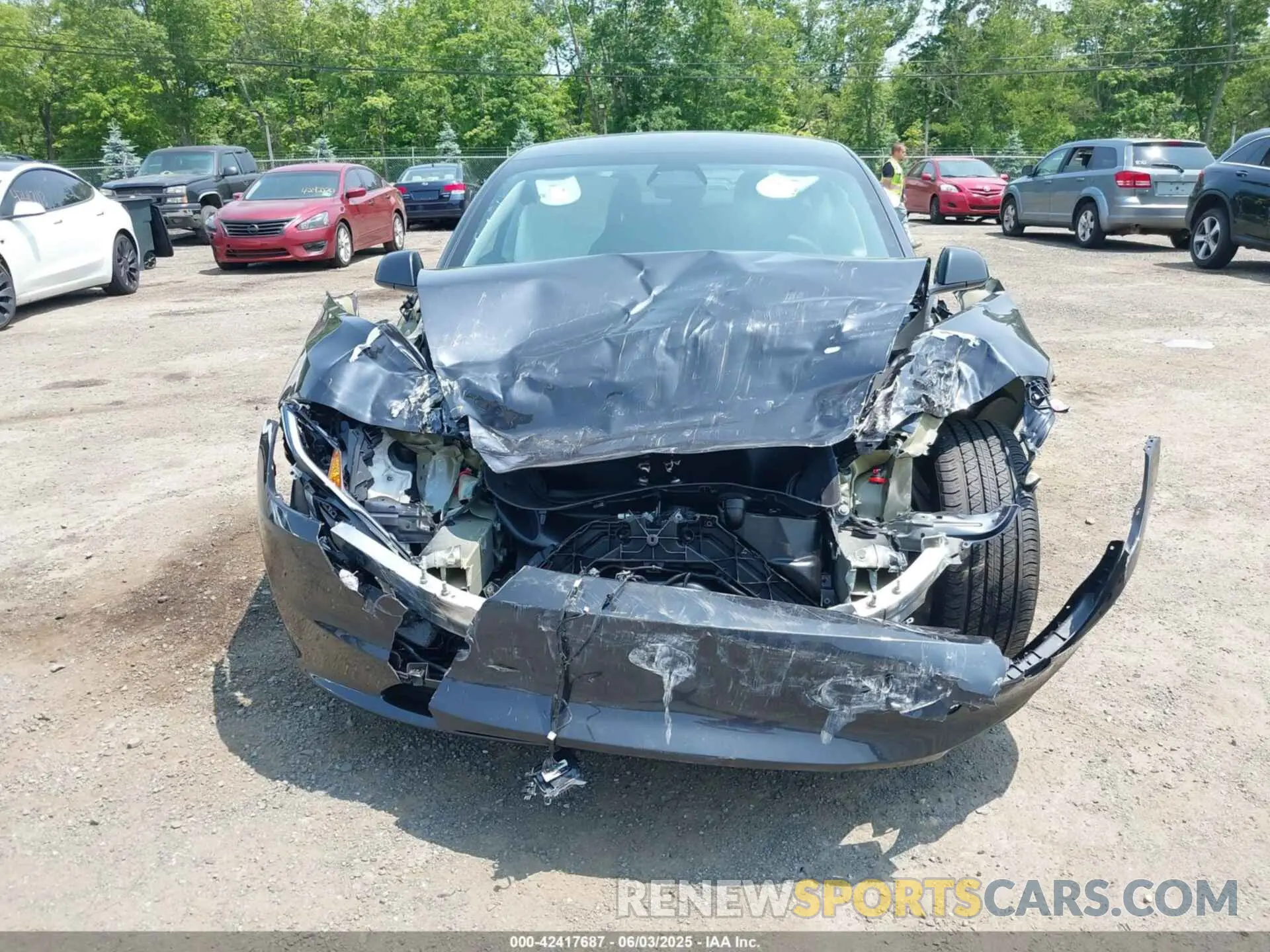 12 Photograph of a damaged car 5YJ3E1EB0RF766260 TESLA MODEL 3 2024