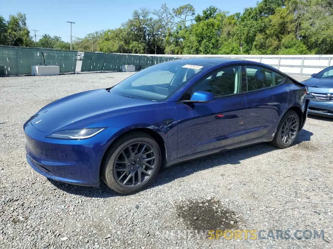 1 Photograph of a damaged car 5YJ3E1EB0RF811858 TESLA MODEL 3 2024
