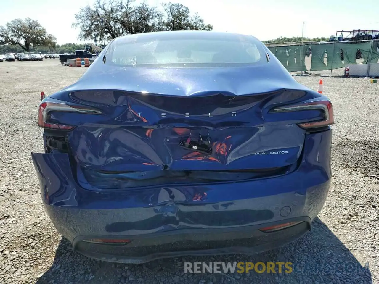 6 Photograph of a damaged car 5YJ3E1EB0RF811858 TESLA MODEL 3 2024