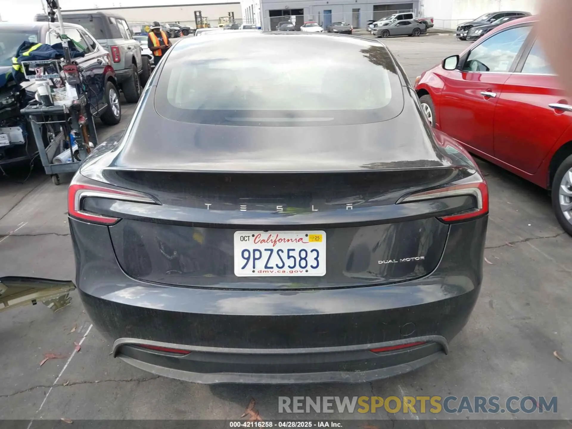17 Photograph of a damaged car 5YJ3E1EB0RF812167 TESLA MODEL 3 2024