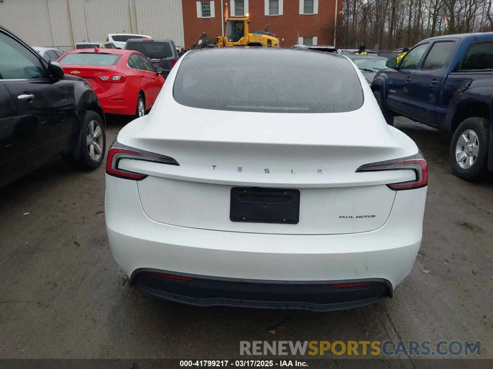 17 Photograph of a damaged car 5YJ3E1EB0RF812296 TESLA MODEL 3 2024