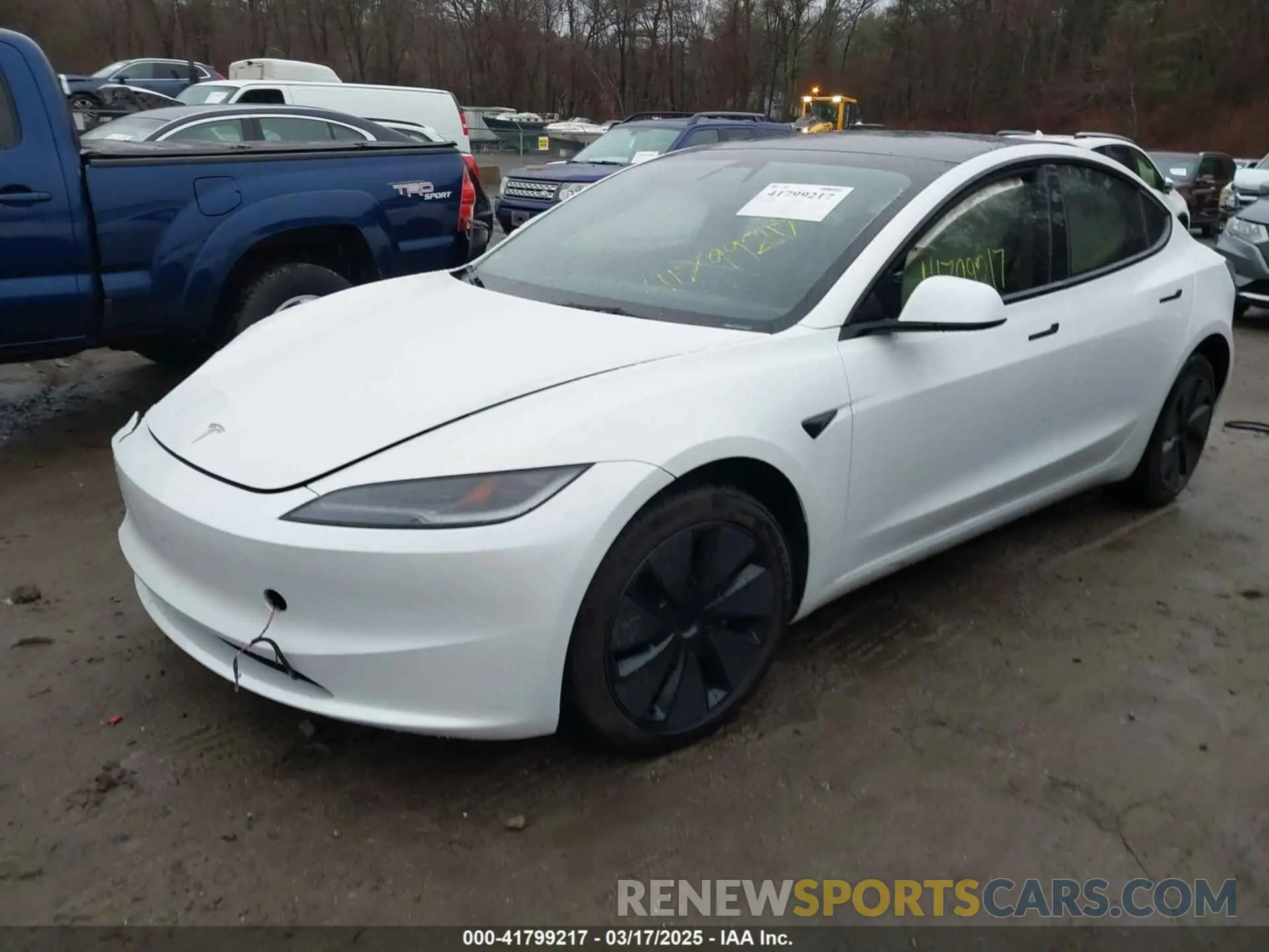 2 Photograph of a damaged car 5YJ3E1EB0RF812296 TESLA MODEL 3 2024