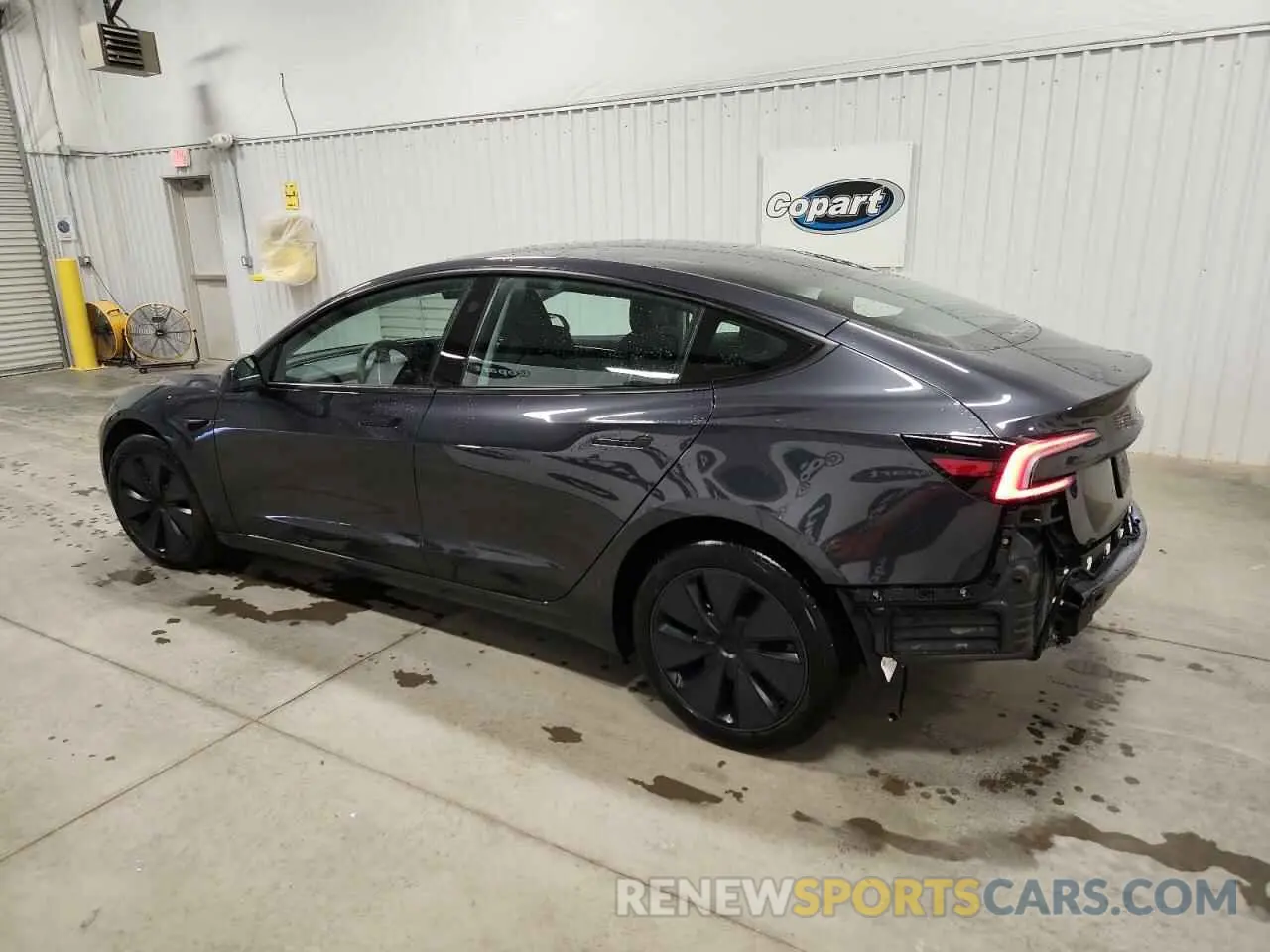 2 Photograph of a damaged car 5YJ3E1EB0RF844200 TESLA MODEL 3 2024