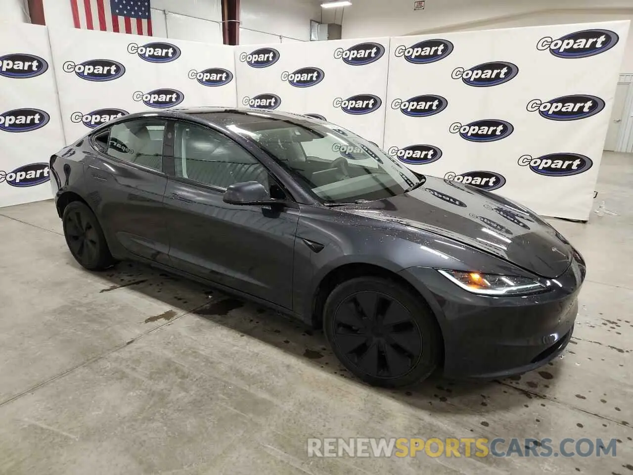 4 Photograph of a damaged car 5YJ3E1EB0RF844200 TESLA MODEL 3 2024