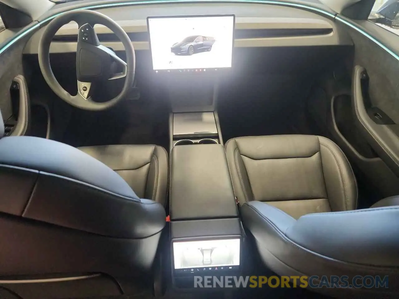 8 Photograph of a damaged car 5YJ3E1EB0RF844200 TESLA MODEL 3 2024