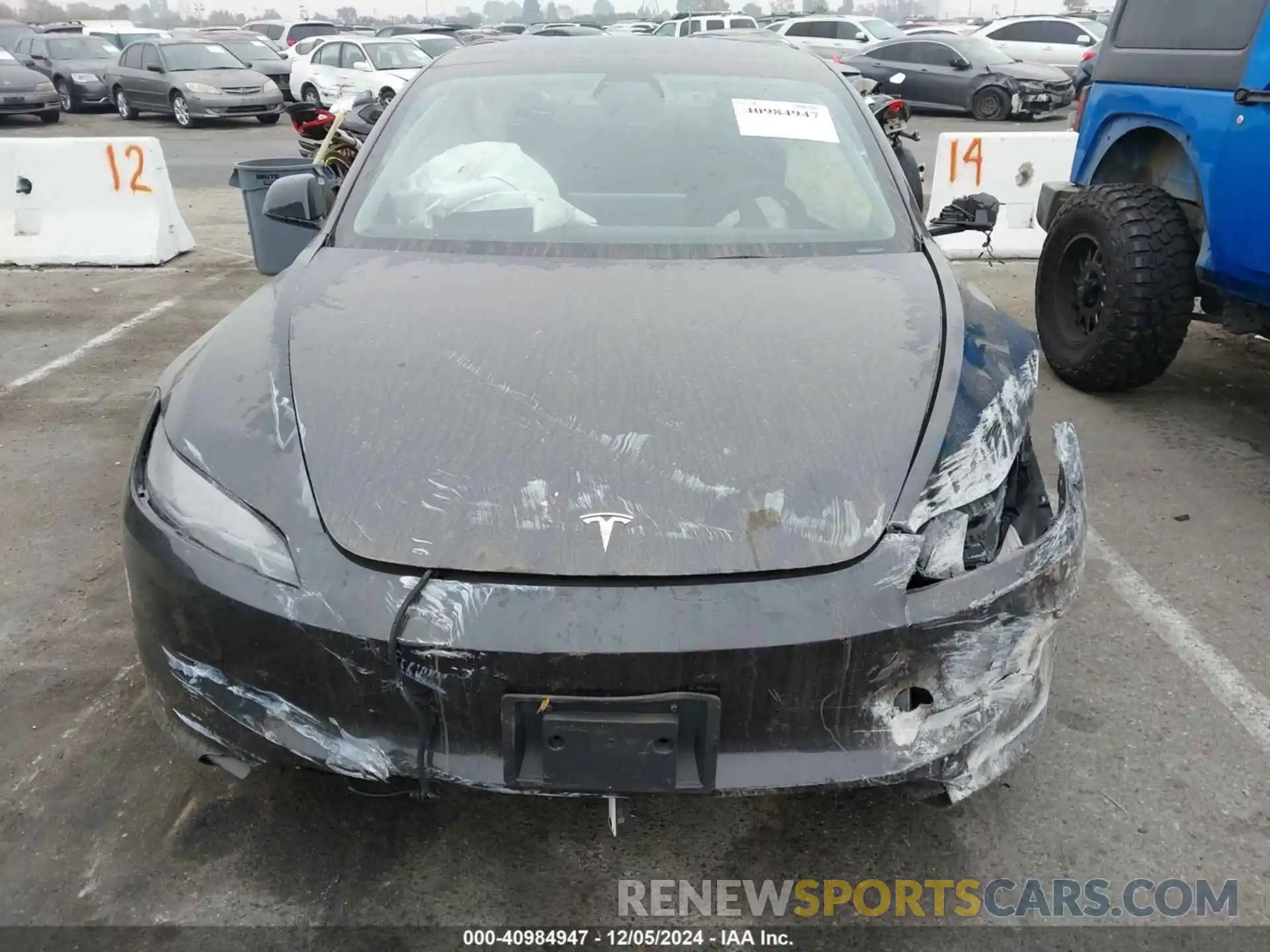 11 Photograph of a damaged car 5YJ3E1EB0RF849154 TESLA MODEL 3 2024